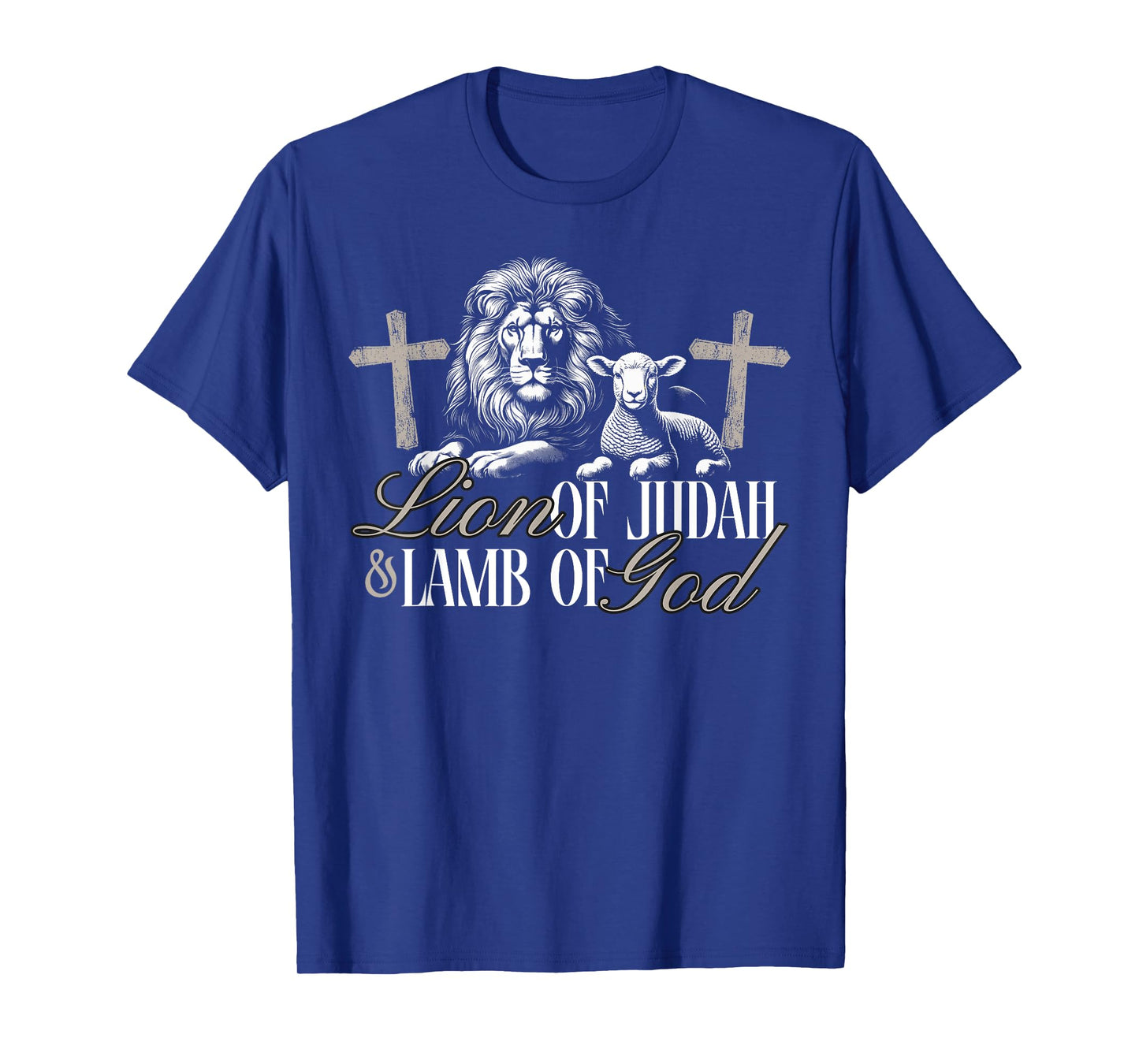 Lion of Judah and Lamb Of God - For Christians Followers T-Shirt