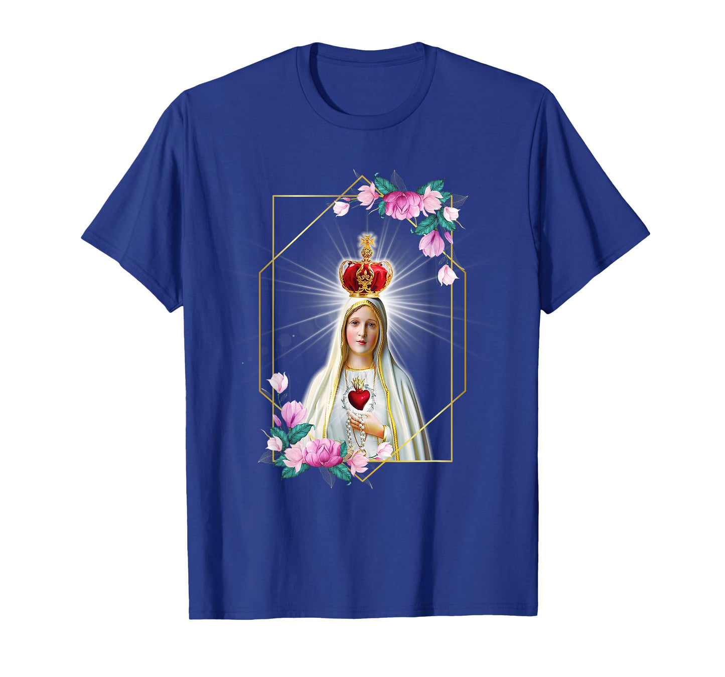 Our Lady of Fatima Immaculate Heart of Blessed Virgin Mary T-Shirt
