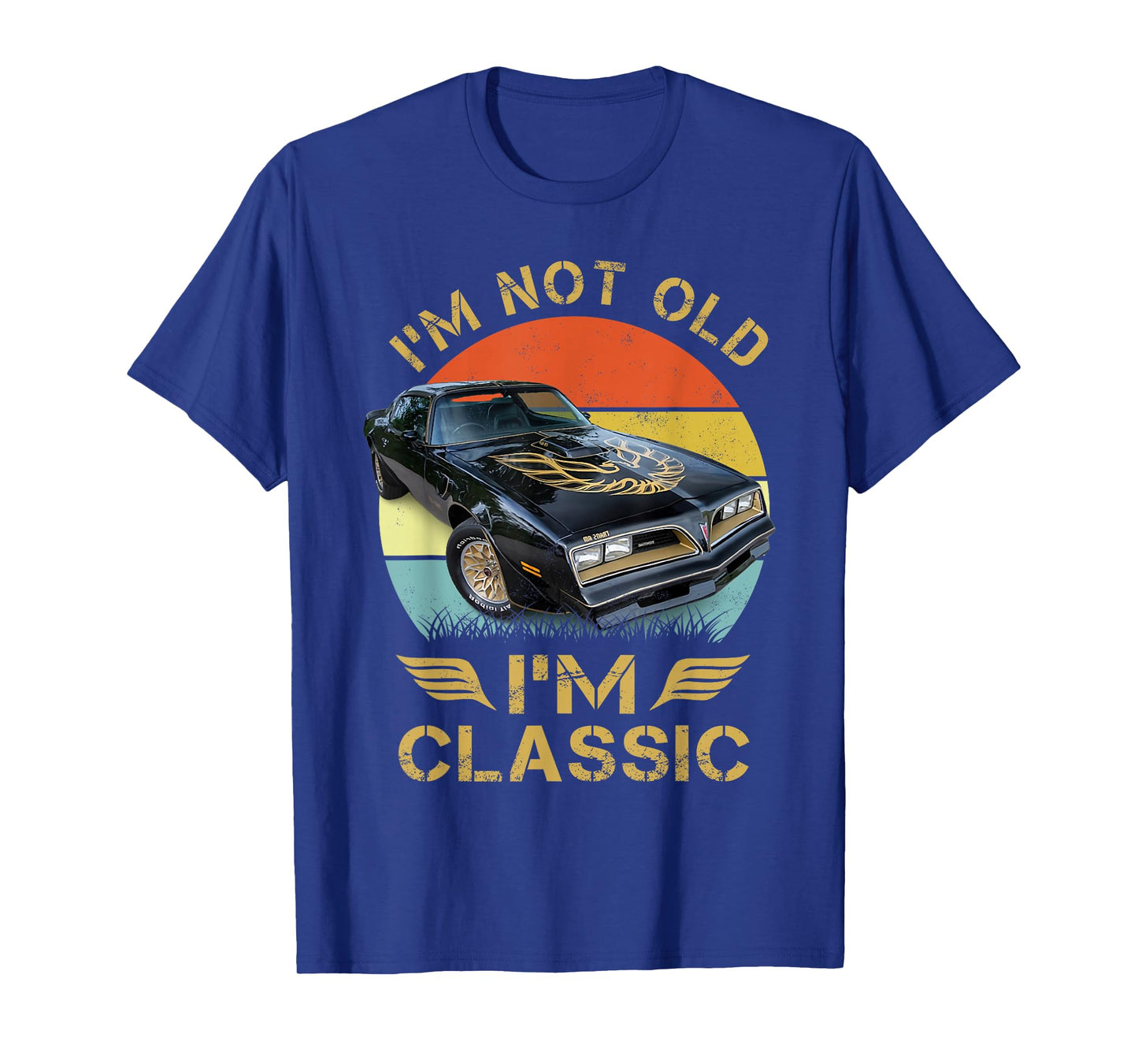 1977 77 trans am vintage black car MUSCLE CARS 70s CLASSIC T-Shirt