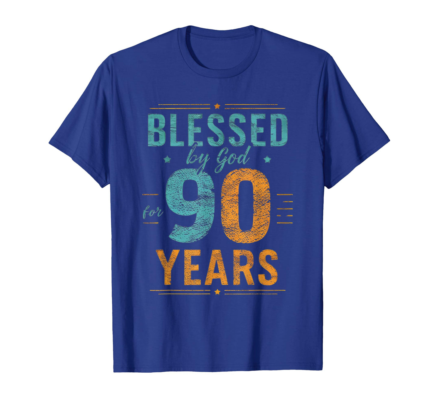 blessed by god for 90 Years - 90th Birthday 90 Years Old T-Shirt