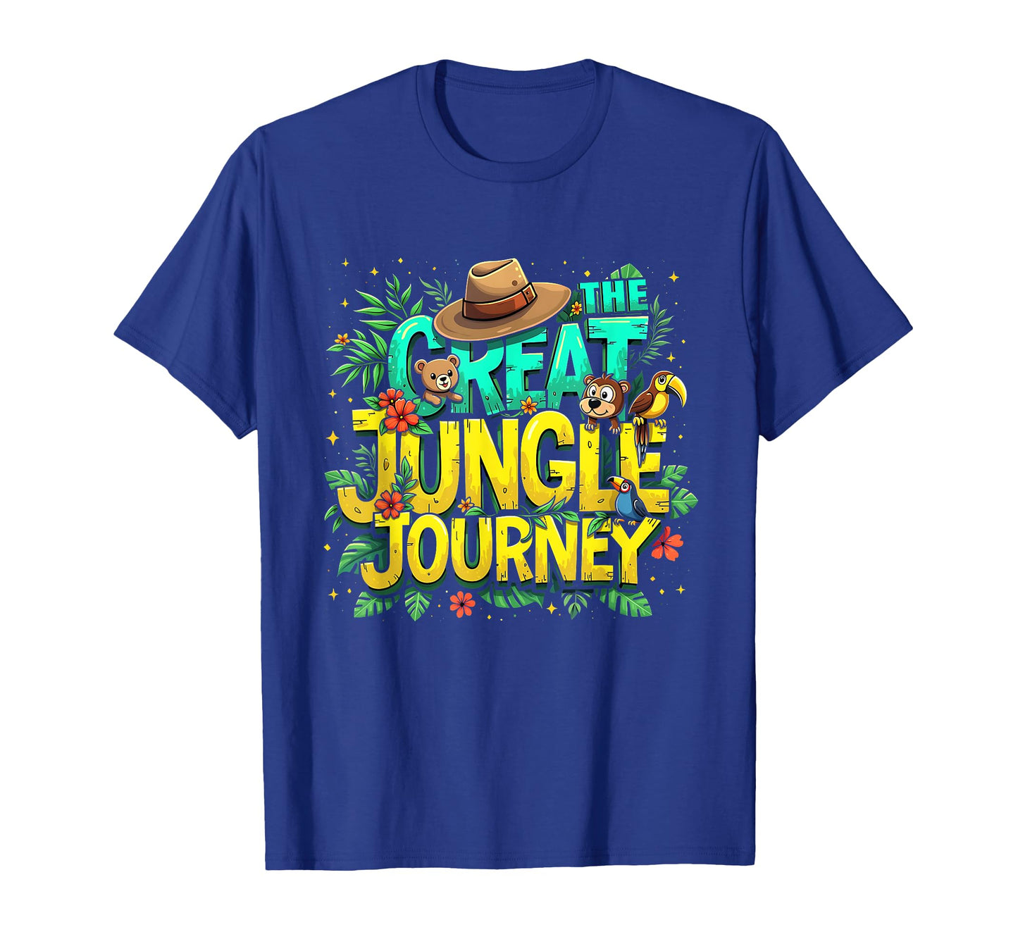 Retro The Great Jungle Journey Adventure Theme VBS Costume T-Shirt