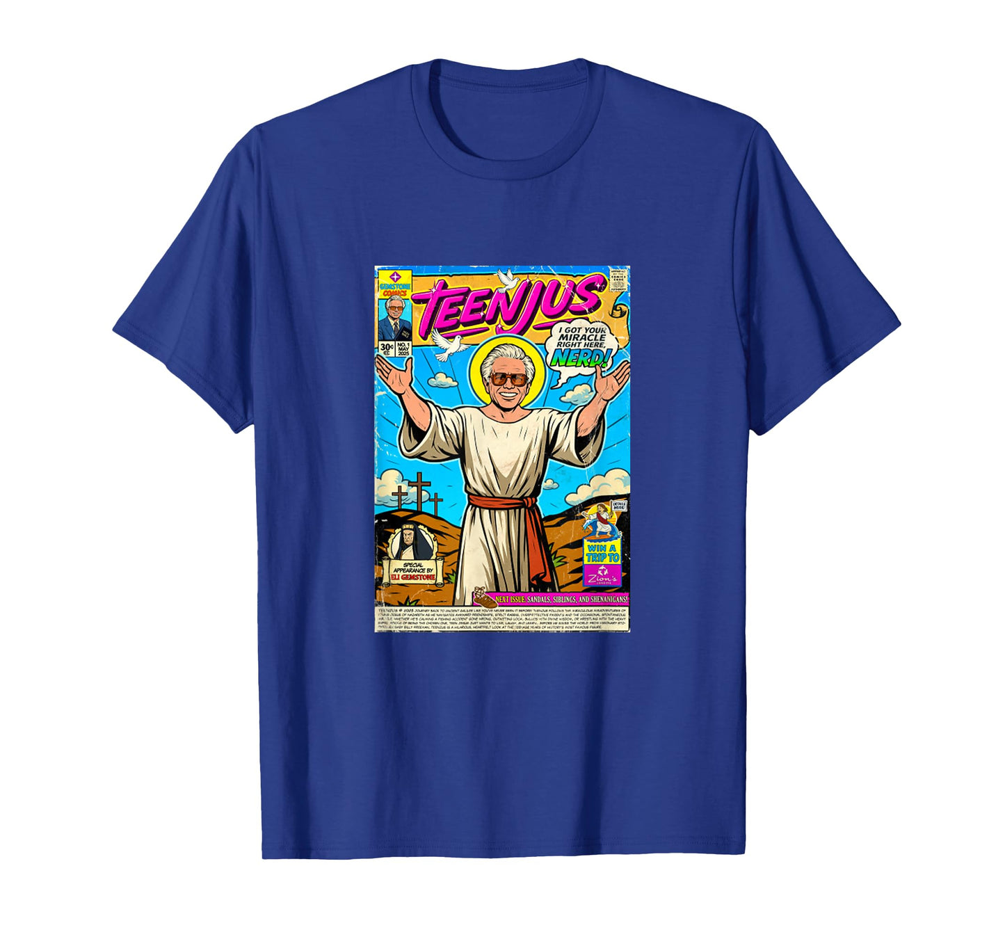 Teenjus Funny Jesus Meme Christ Faith Second Coming T-Shirt
