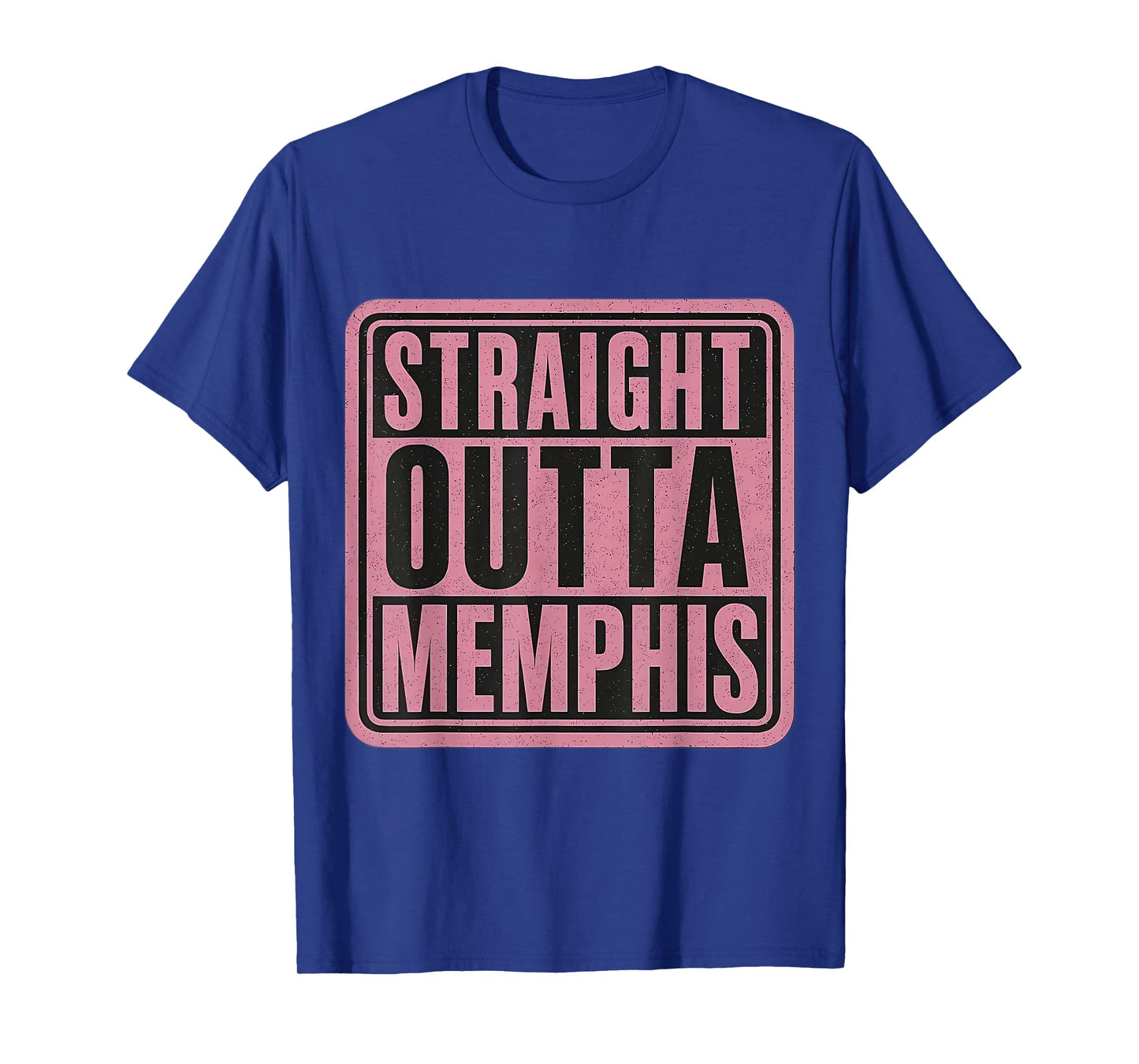 Straight Outta Memphis Womens Girls Retro Vintage Quote T-Shirt