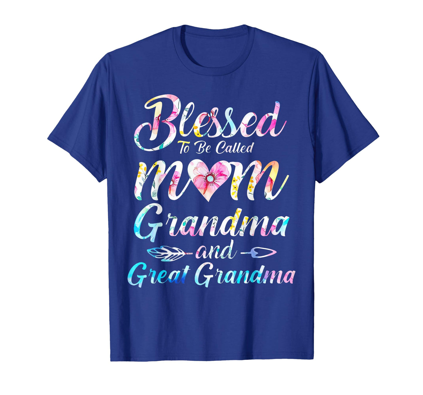 Blessed To Be Called Mom Grandma Great Grandma Mother's Day T-Shirt