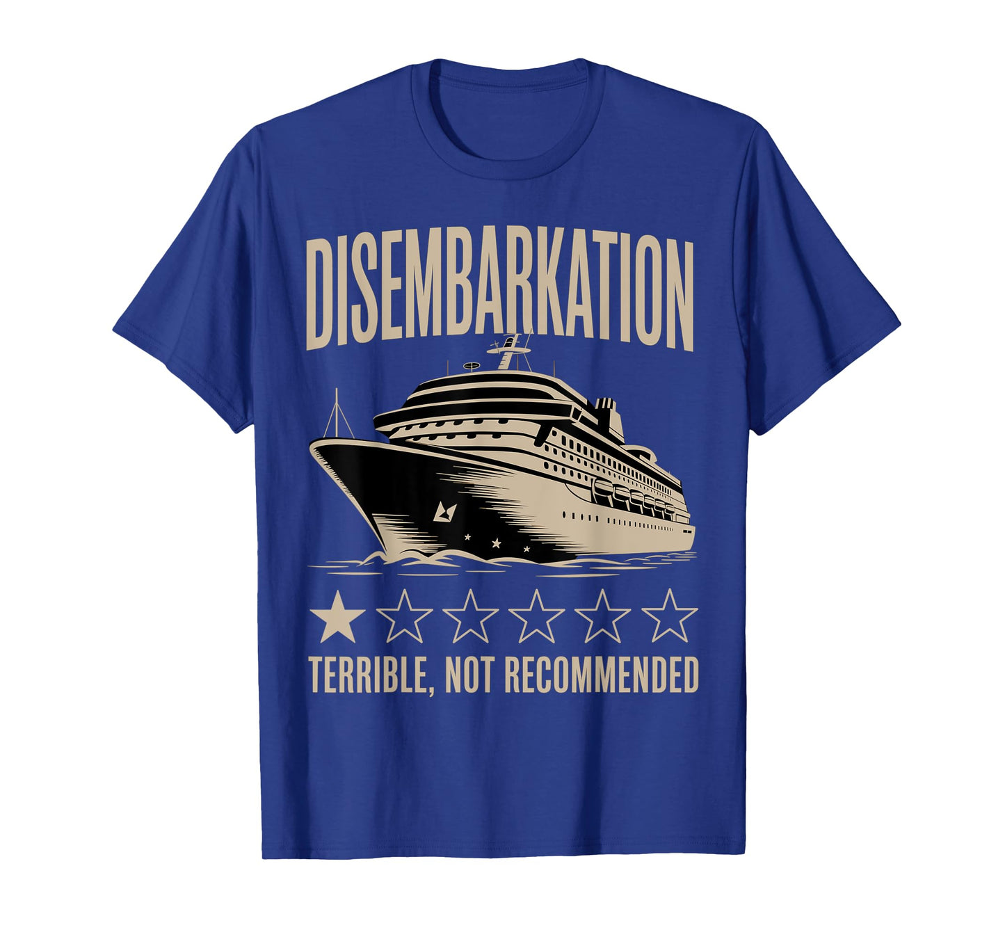 Disembarkation Cruise Humor Graphic T-Shirt