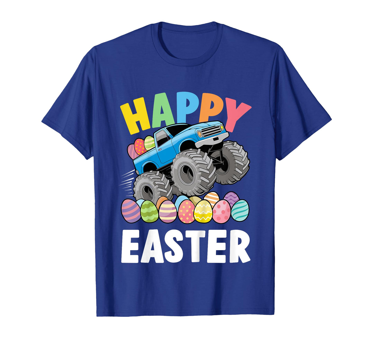 Kids Happy easter monster truck for boys and toddler T-Shirt