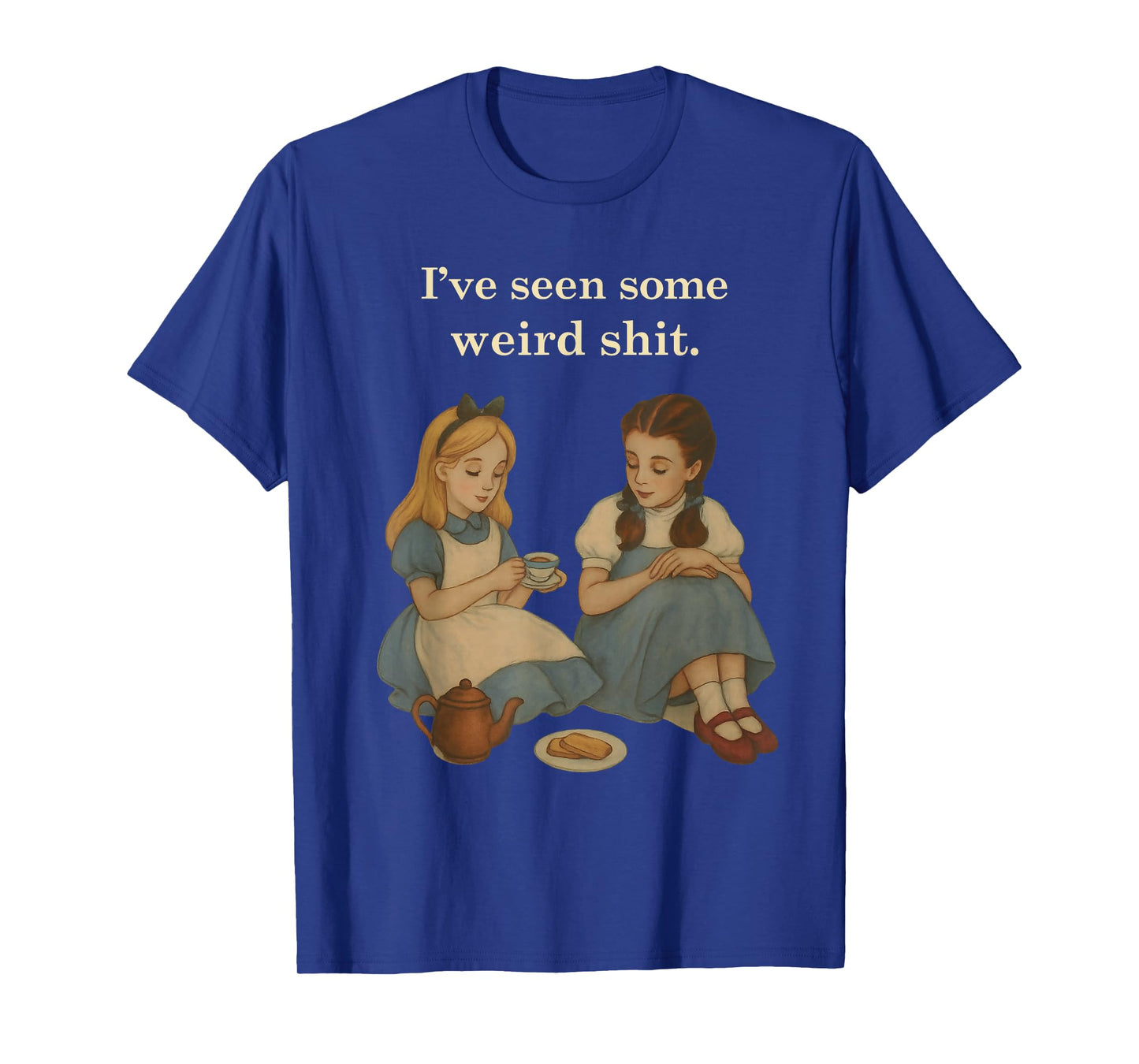 I've Seen Some Weird Shit Vintage Retro Two Girls Funny T-Shirt