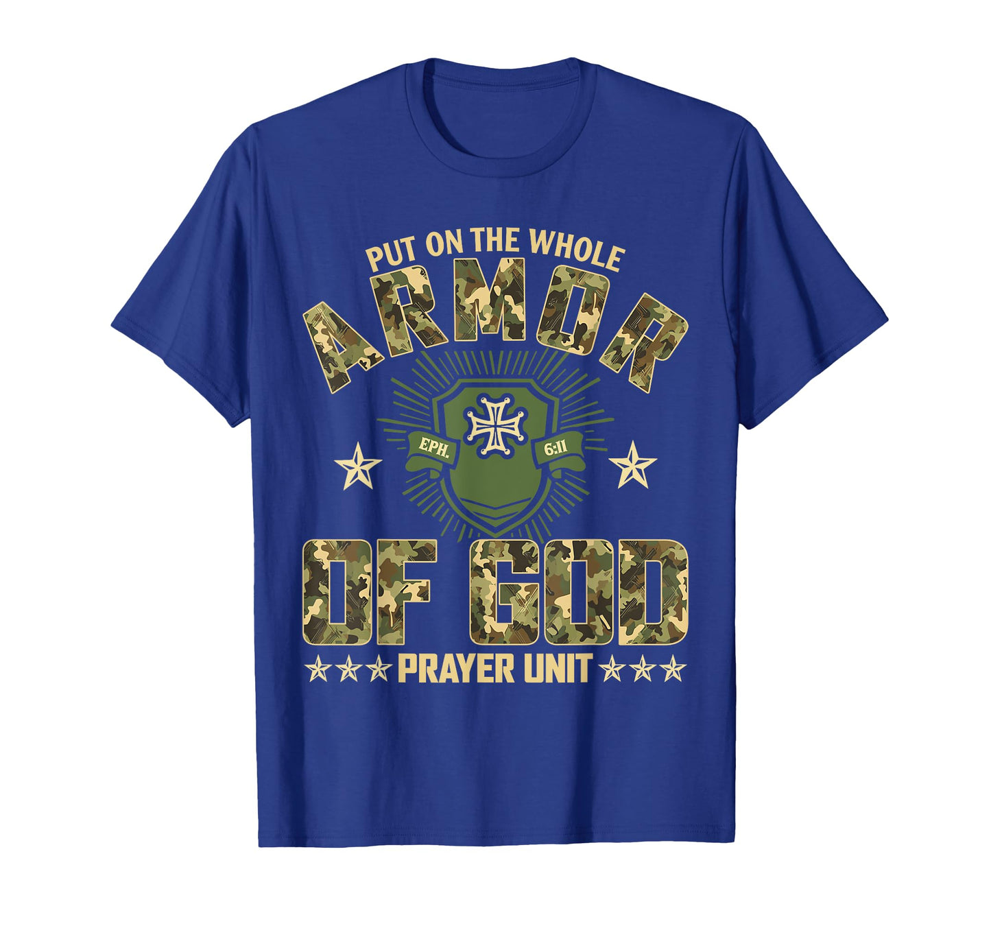 Put On The Full Armor of God - Christian Religious Bible T-Shirt