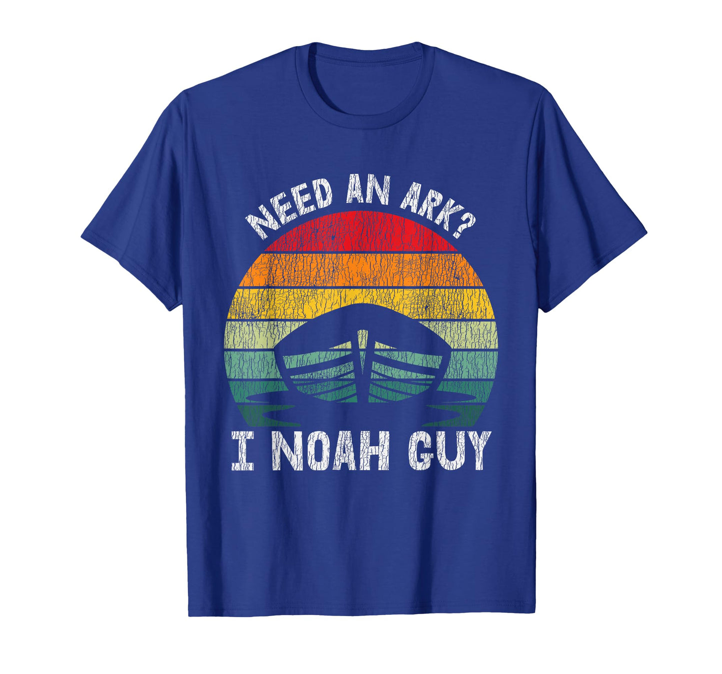 Vintage Need an Ark I Noah Guy Pun Funny Christian Bible T-Shirt