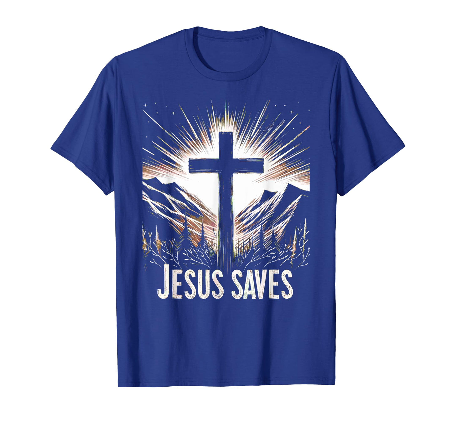 Jesus Saves Mankind Bronze Serpent Of Sins Lifted On A Cross T-Shirt