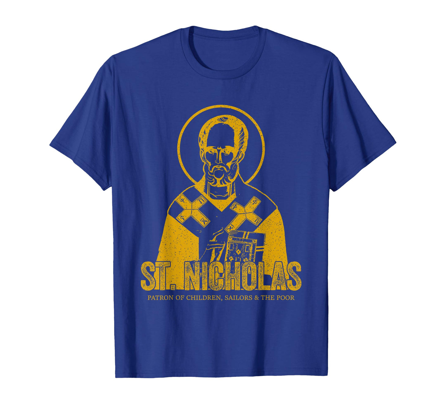 Catholicism Gold St. Nicholas Catholic Christian Saint T-Shirt