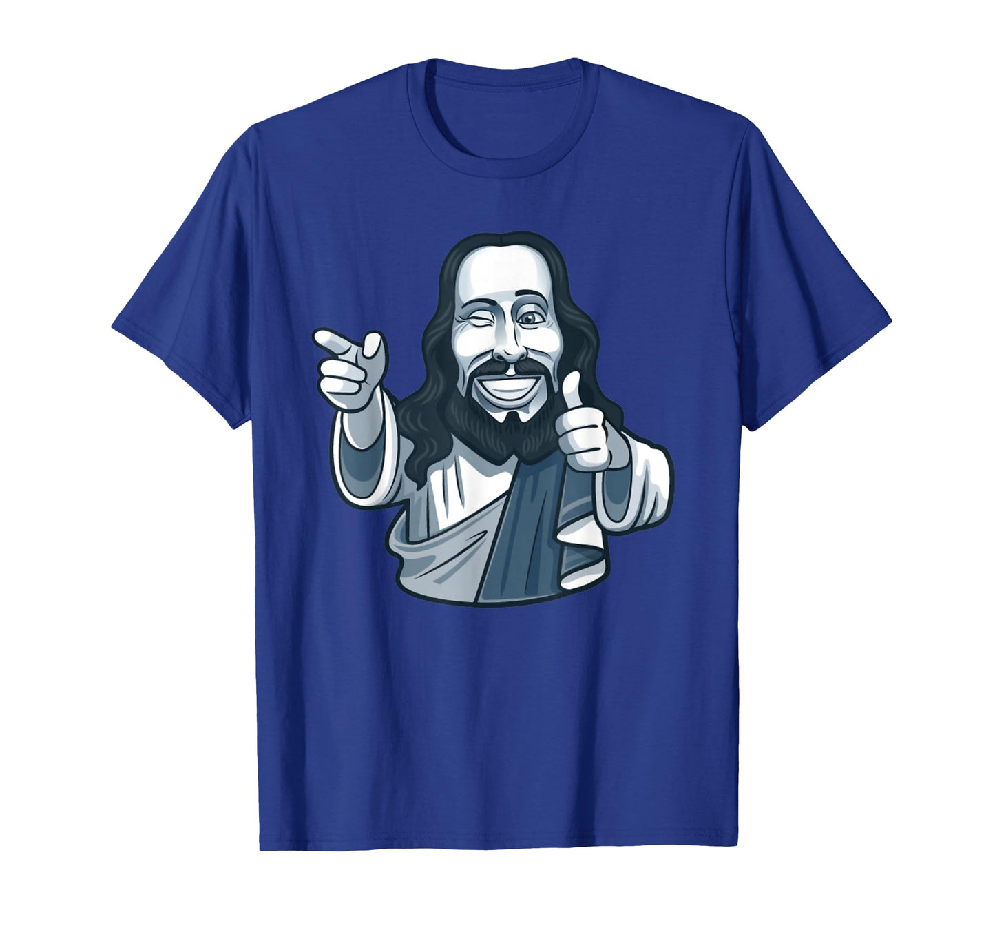 Smiling Jesus Thumbs Up Funny Christian T-Shirt T-Shirt