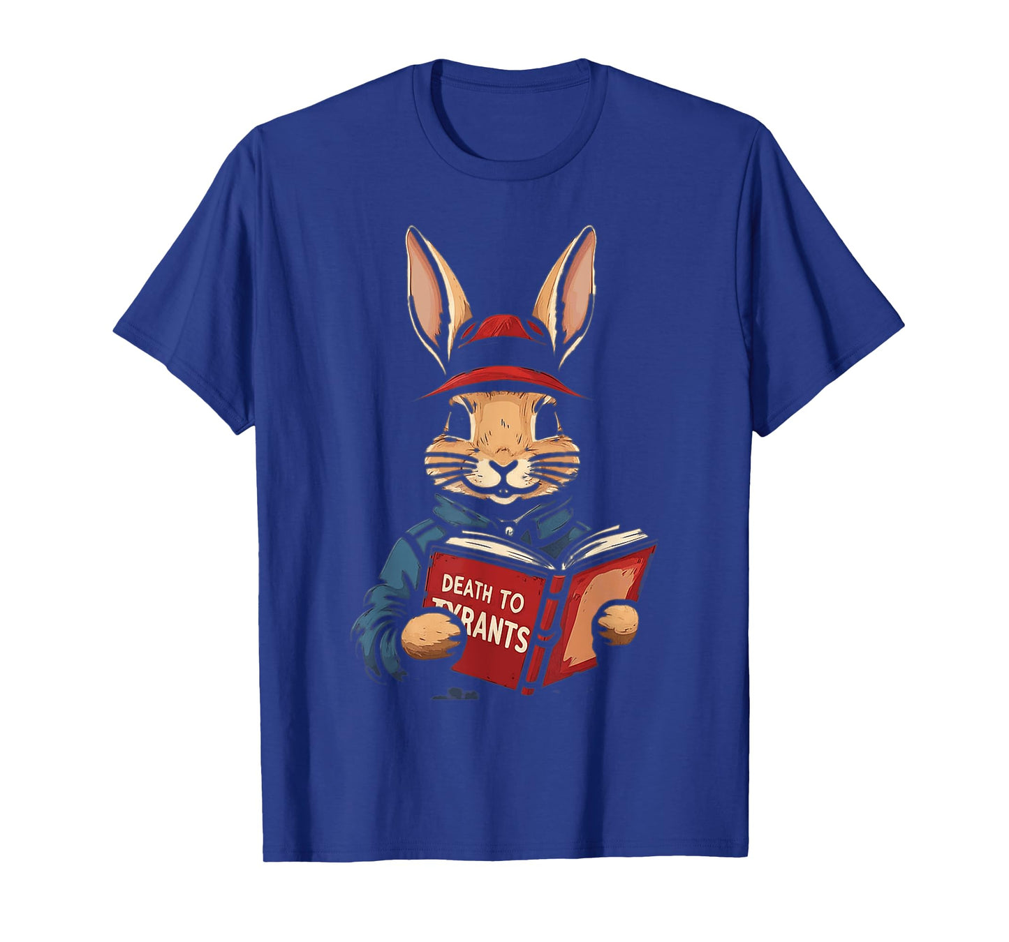 Retro Rabbit Death To Tyrants Vintage 90s, funny quote T-Shirt
