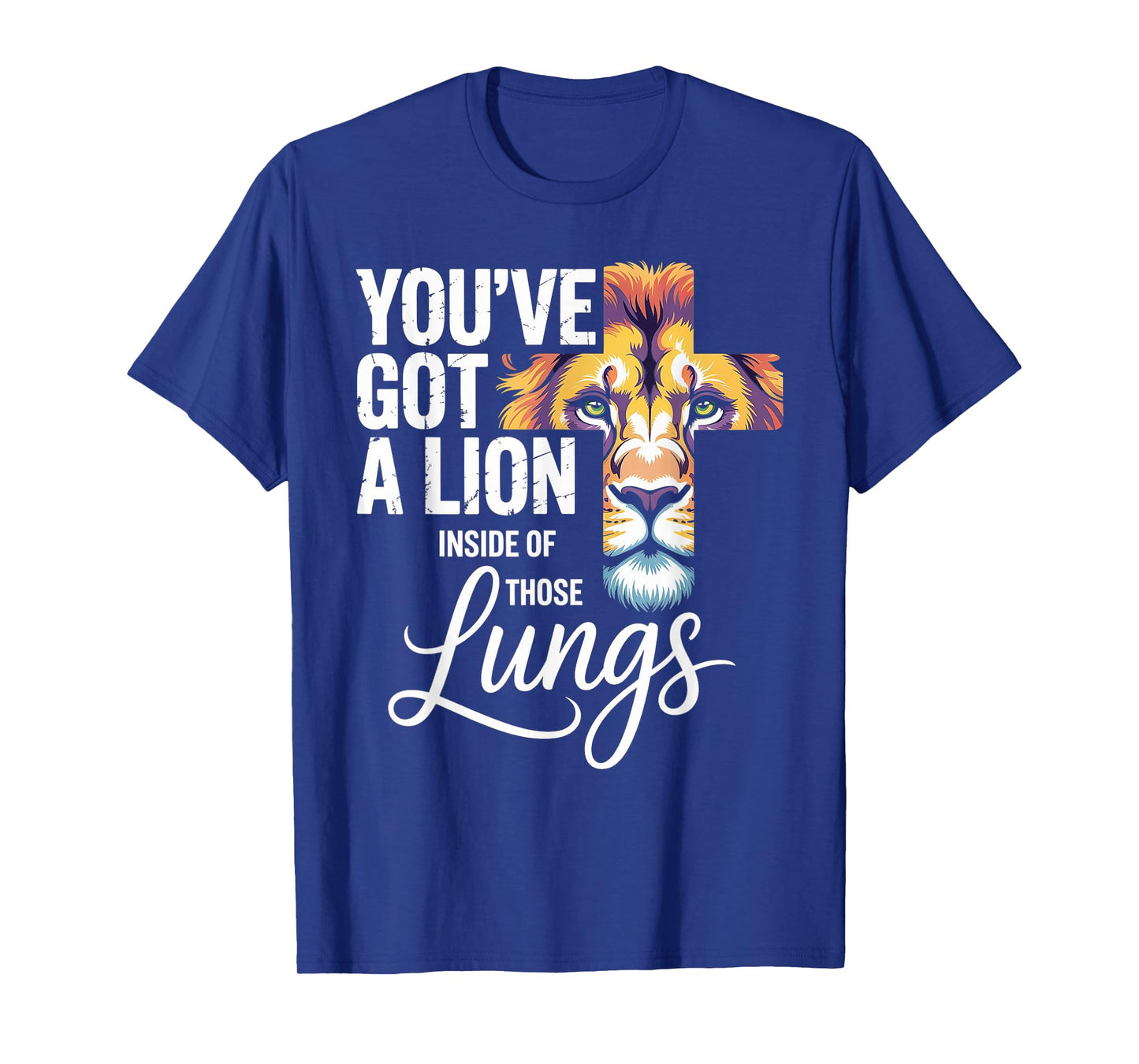 Brandon You Got a Lion Inside of Those Lungs Praise the Lord T-Shirt