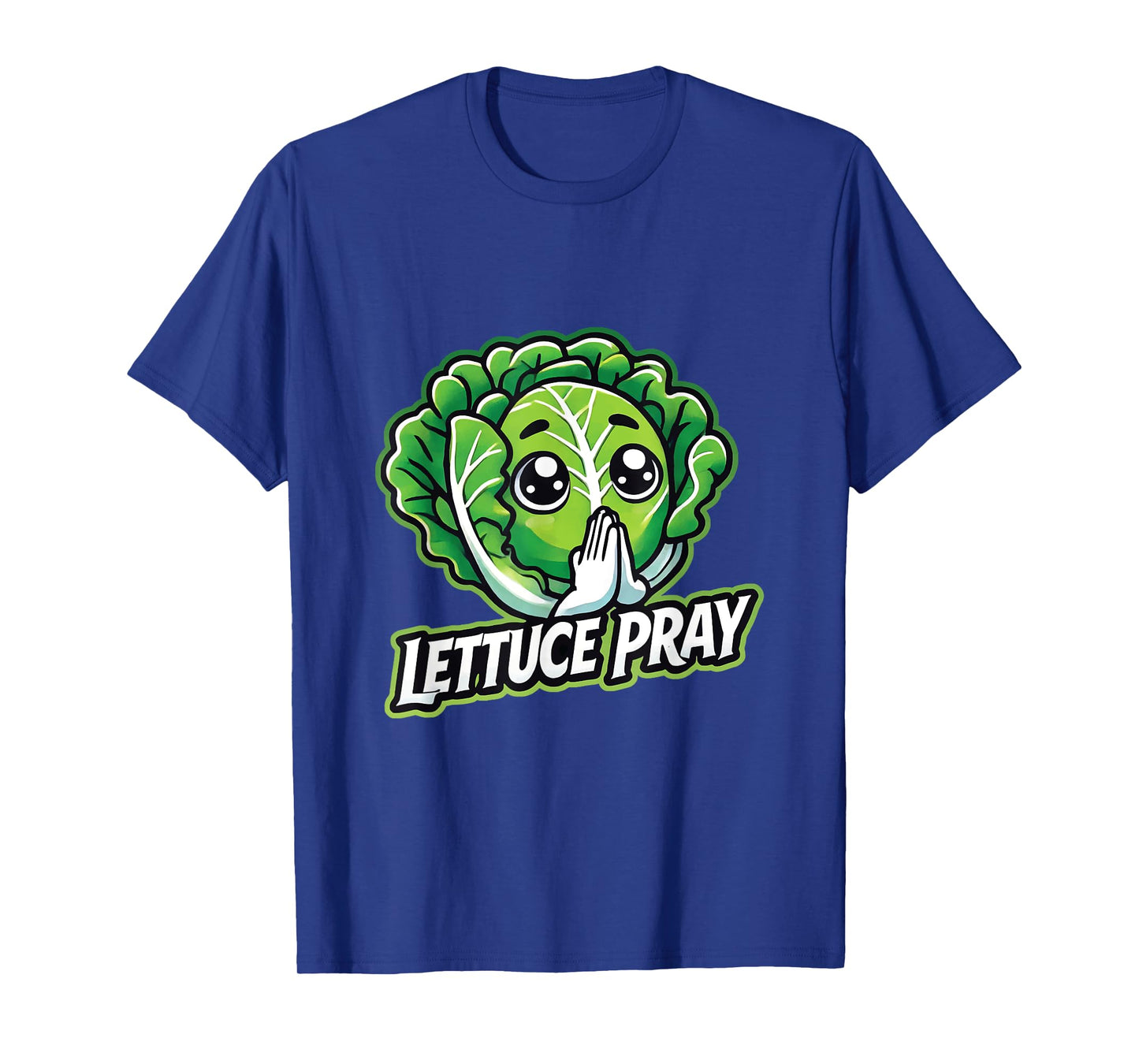 Lettuce Pray Funny Christian Faith Pun T-Shirt