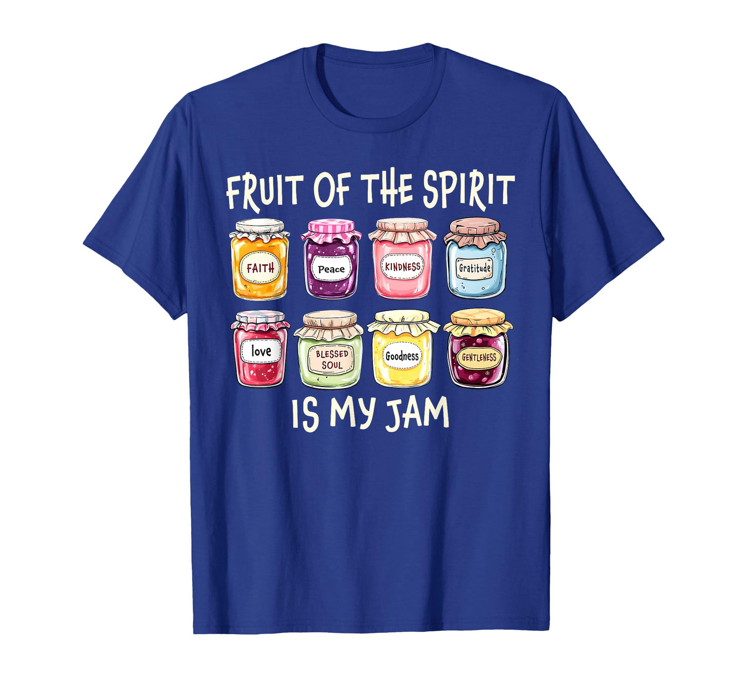 Vintage Fruit Of The Spirit Is My Jam Christian Bible Verse T-Shirt