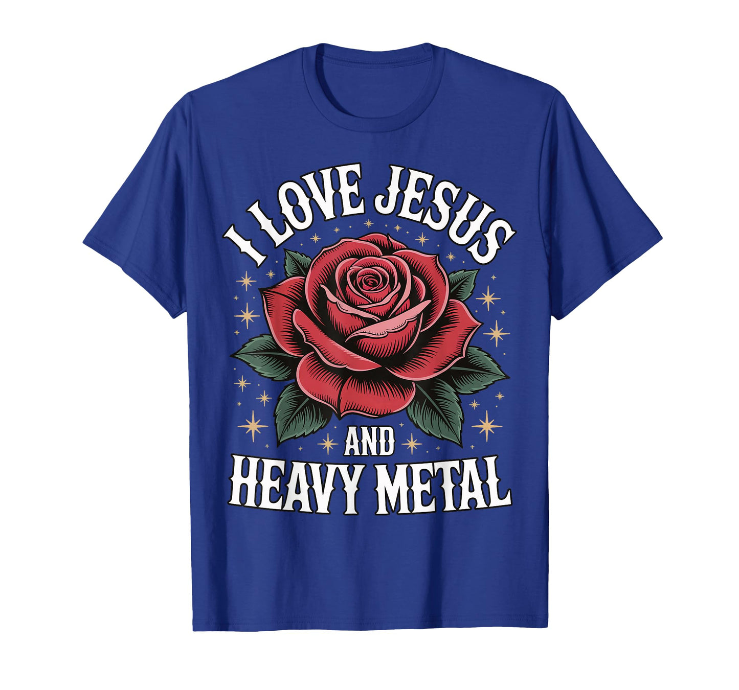 I Love Jesus And Heavy Metal T-Shirt