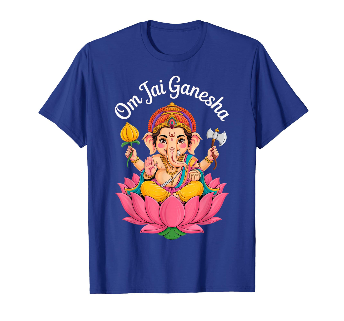 Hindu Ganesha Puja Elephant God India Meditation Yoga Murti T-Shirt