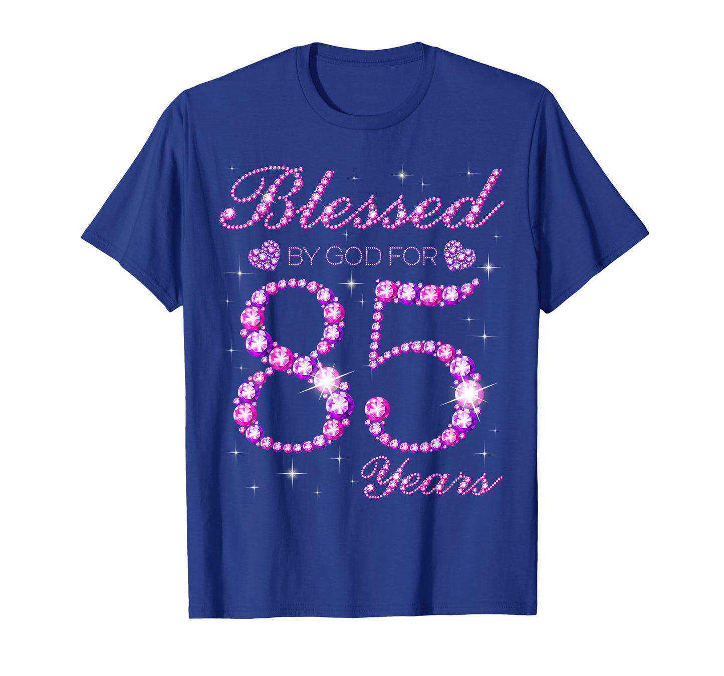Blessed by God for 85 Years Old 85th Birthday Party T-Shirt