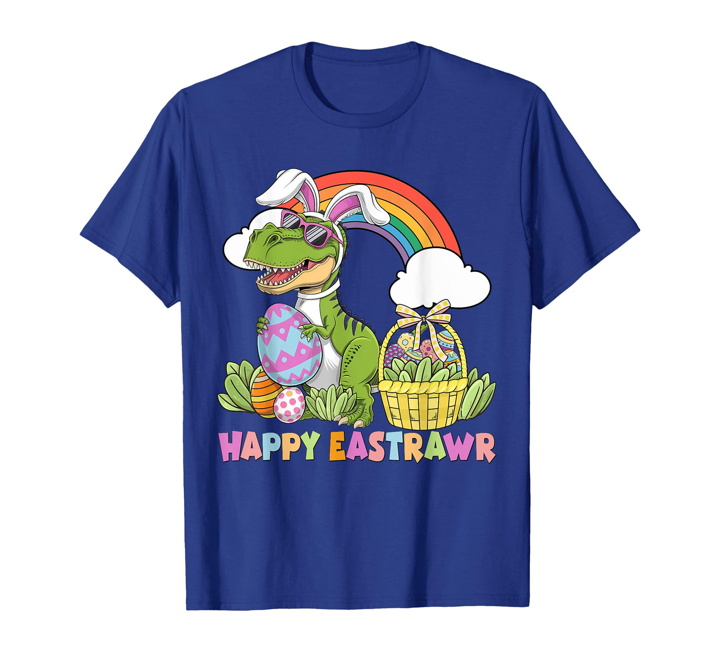 Happy Eastrawr With T-Rex Dinosaur For Toddler Easter T-Shirt