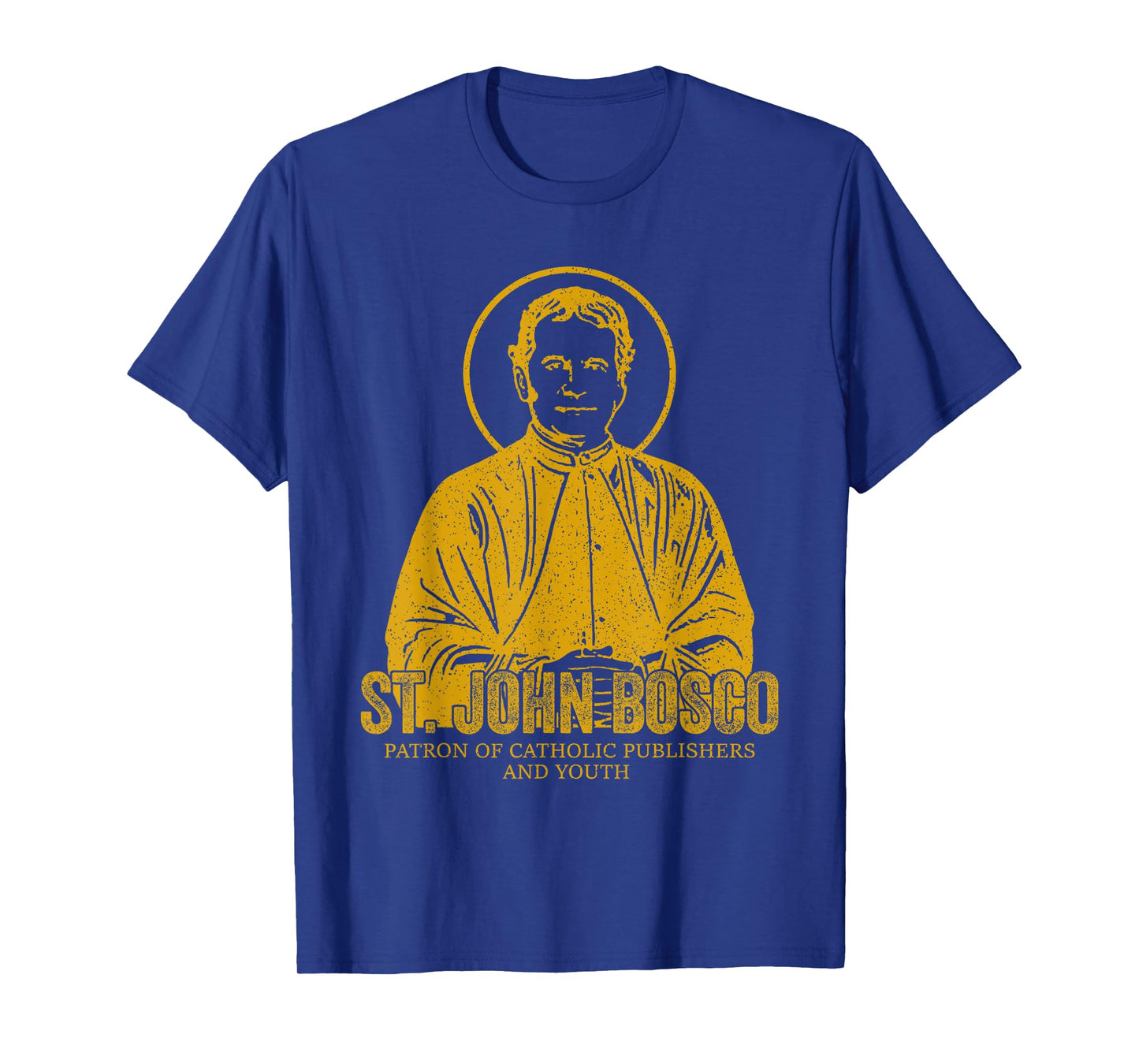 Catholicism Gold St. John Bosco Catholic Christian Saint T-Shirt