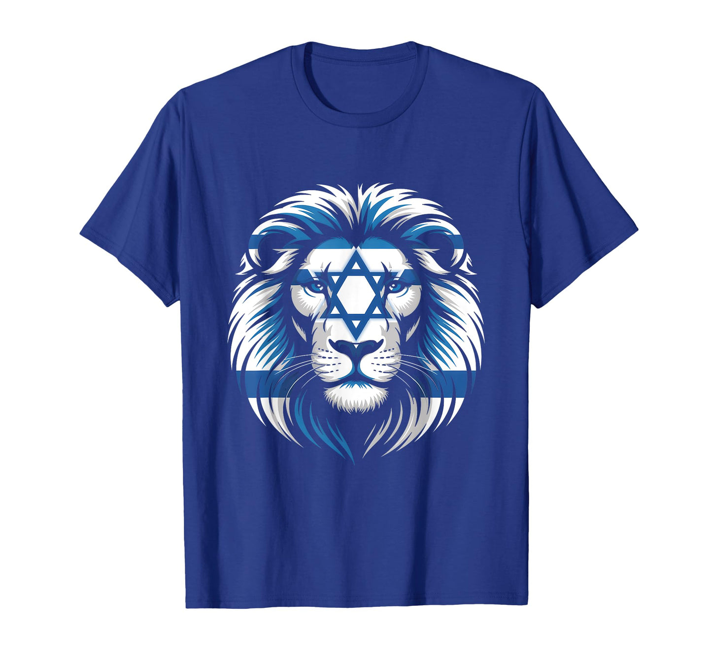 Lion Of Judah Jewish Pride Israel Flag Strength Unity T-Shirt