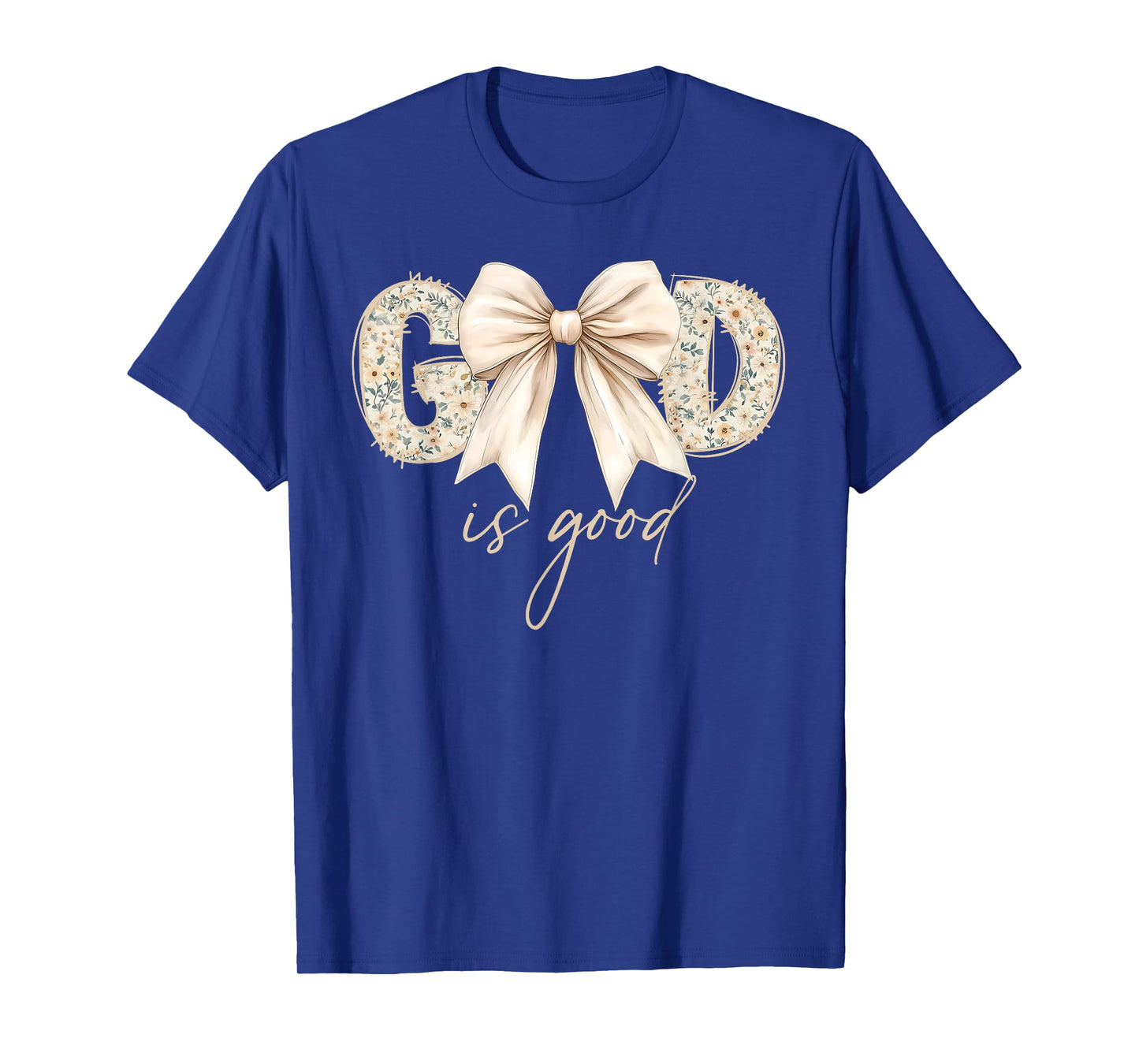 God is Good Coquette Bow Jesus Christian Faith Religious T-Shirt