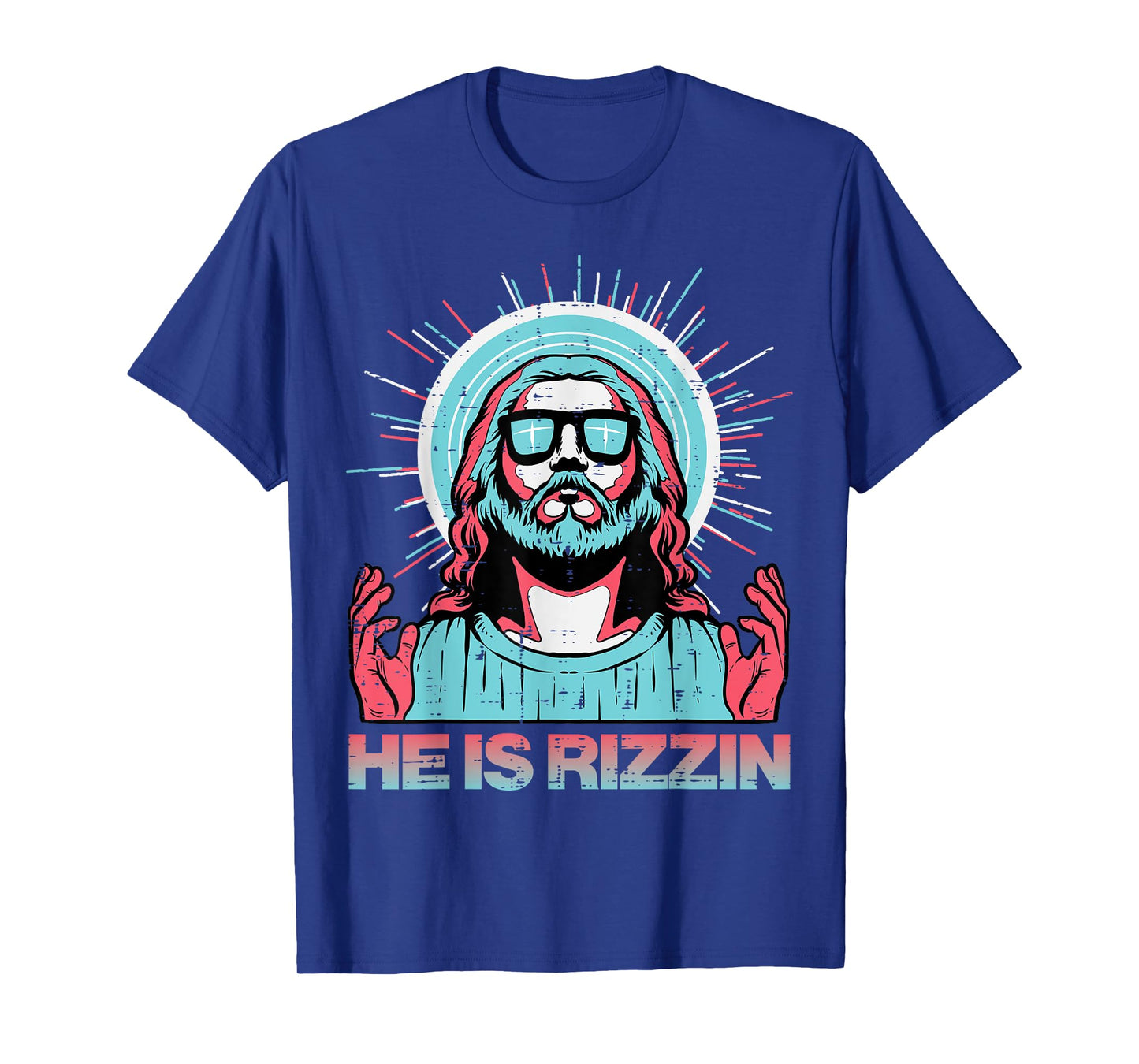 He Is Rizzin Risen Jesus Easter Funny Saying Women Men Kids T-Shirt