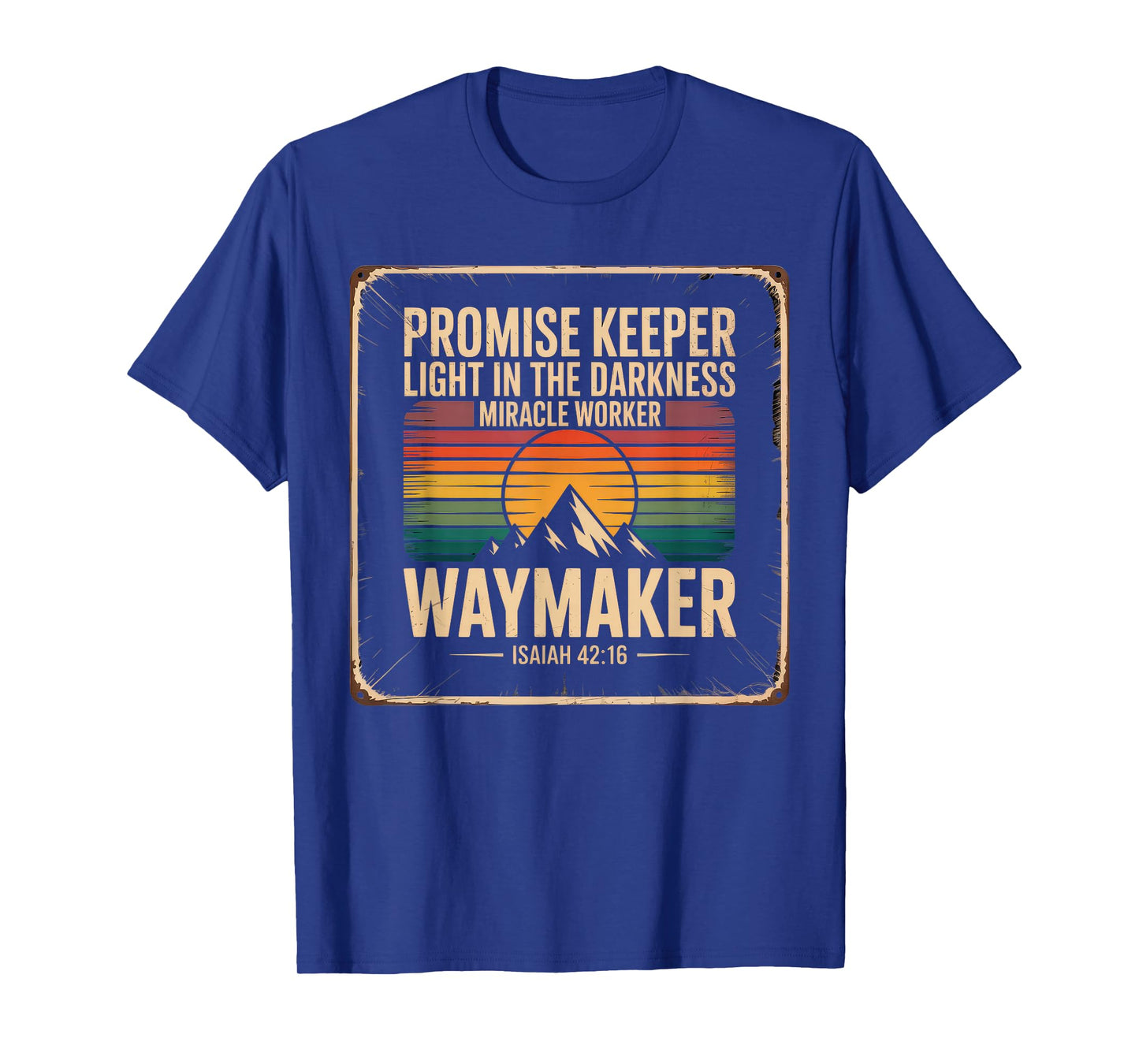 Waymaker Tshirt Promise Keeper Miracle Worker God Christian T-Shirt