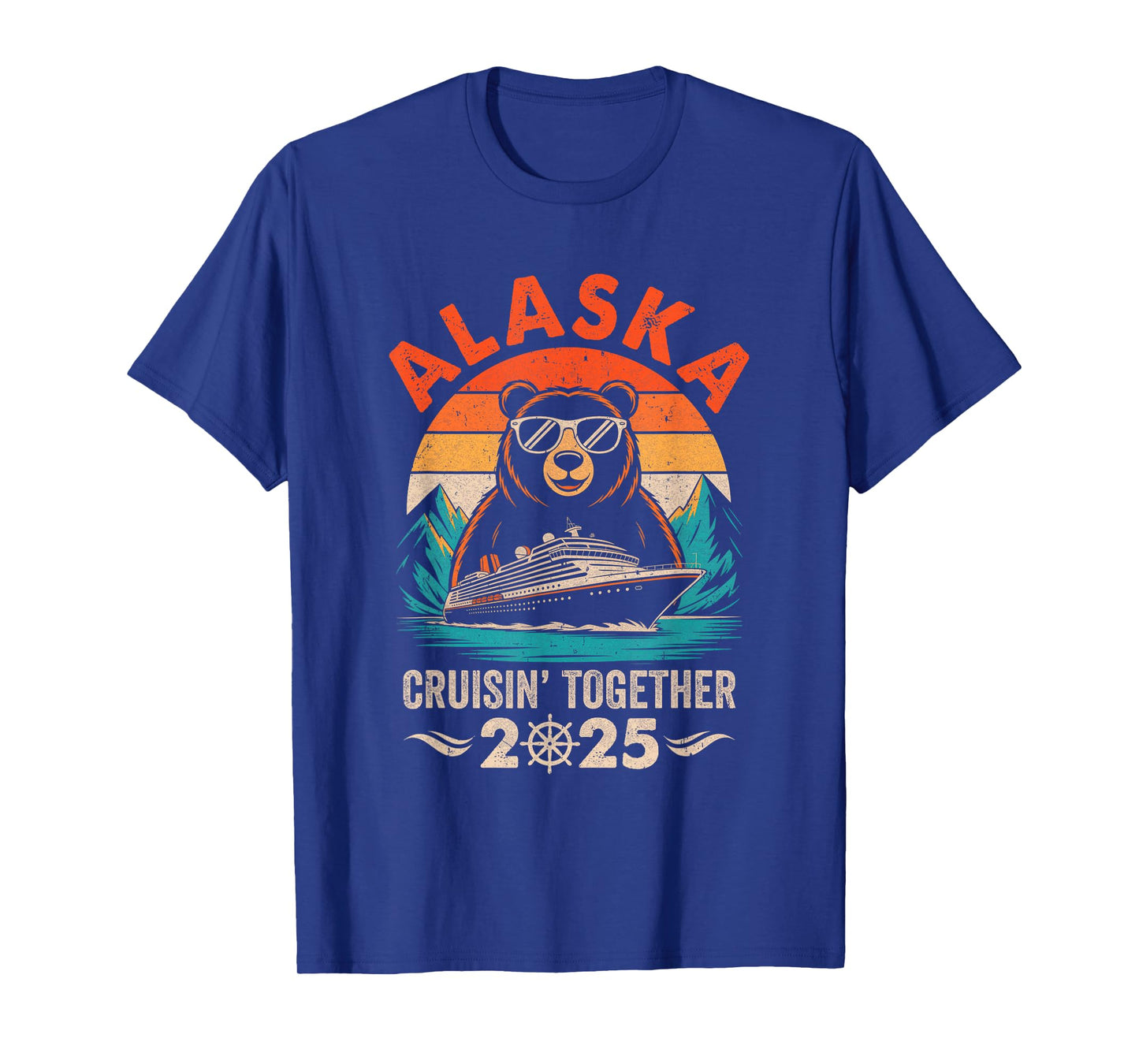 Matching Family Friends and Group Crusin' Alaska Cruise 2025 T-Shirt