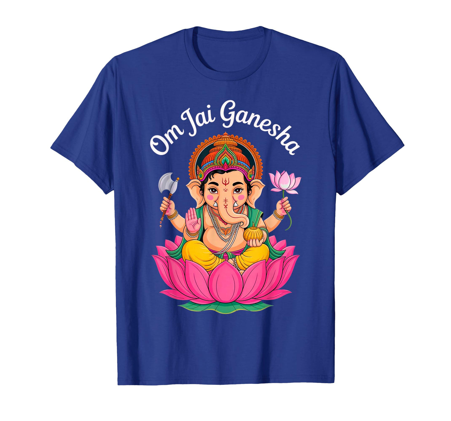 Hindu Ganesha Puja Elephant God India Meditation Yoga Murti T-Shirt