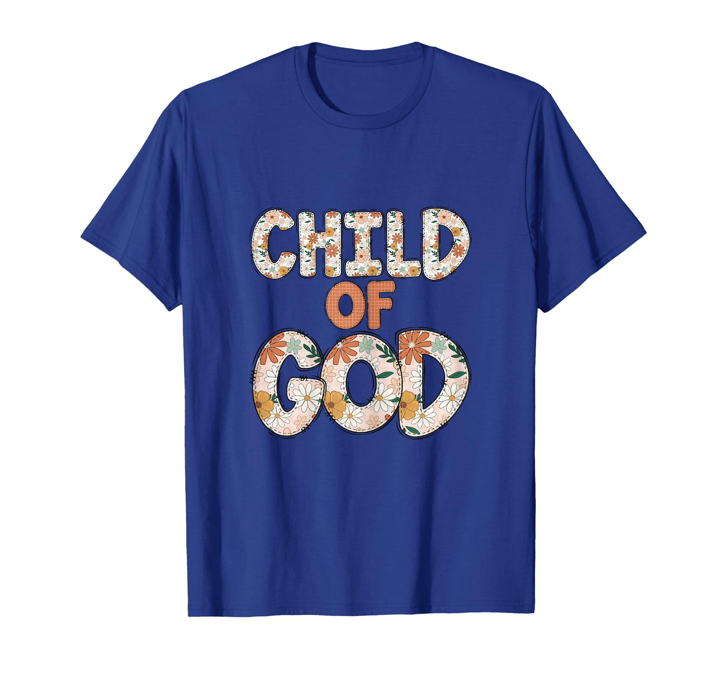 Faith Religious Floral Child Of God T-Shirt