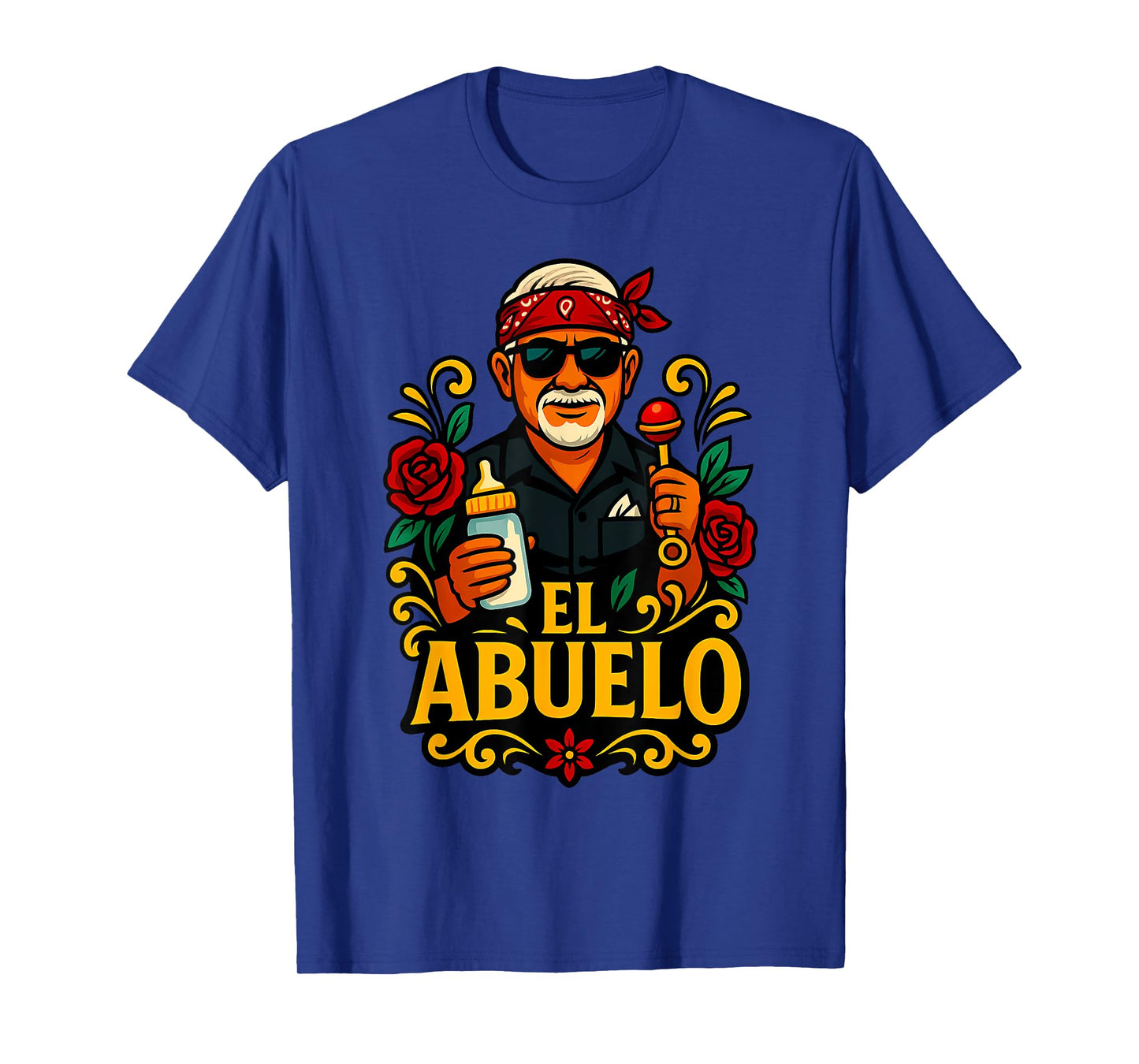 El Abuelo Funny Design for Mexican Grandpas T-Shirt