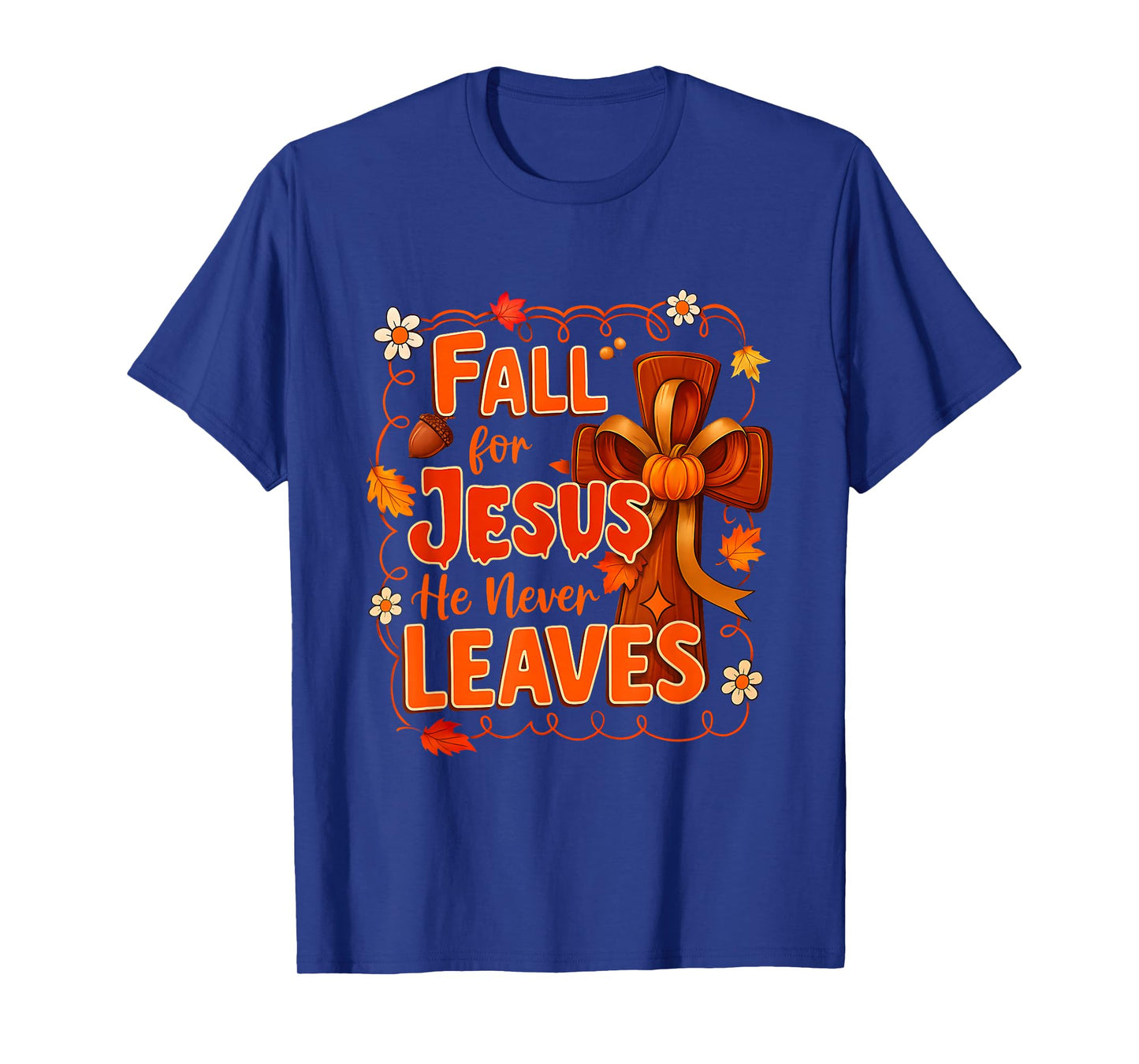 Autumn Jesus My Favourite Season Fall Christian Thanksgiving T-Shirt