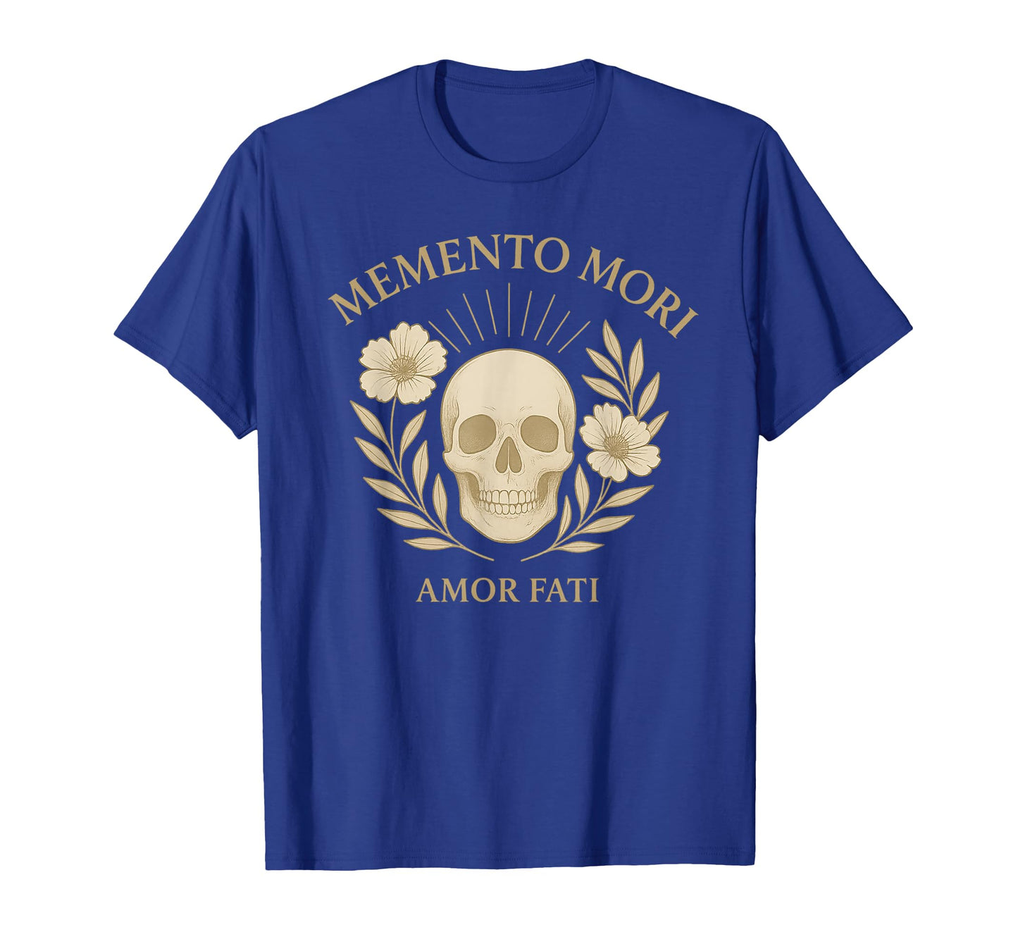 Memento Mori Amor Fati Latin Stoic Quote T-Shirt