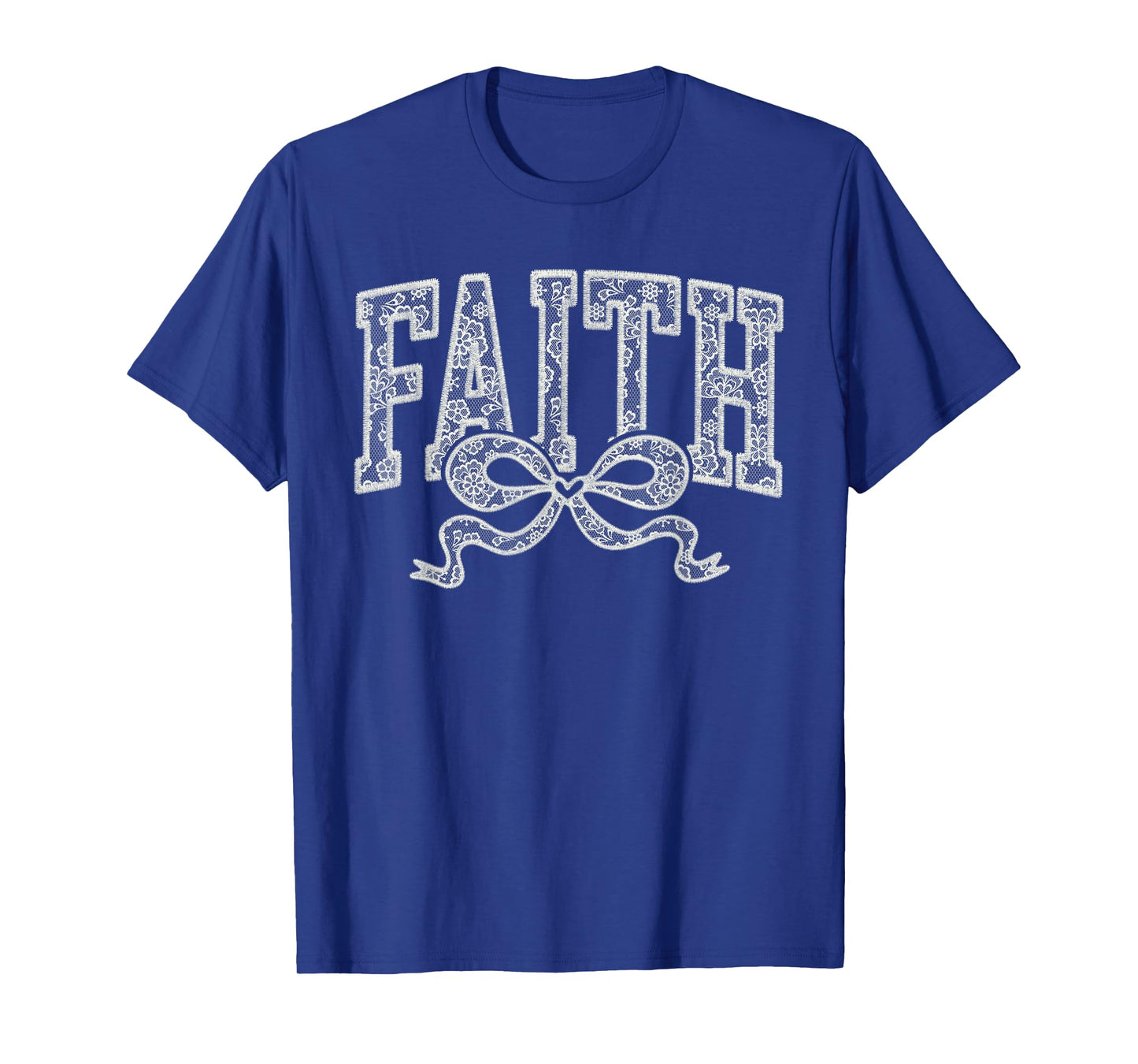 Christian Religious Faith Coquette Bow Girls Women T-Shirt