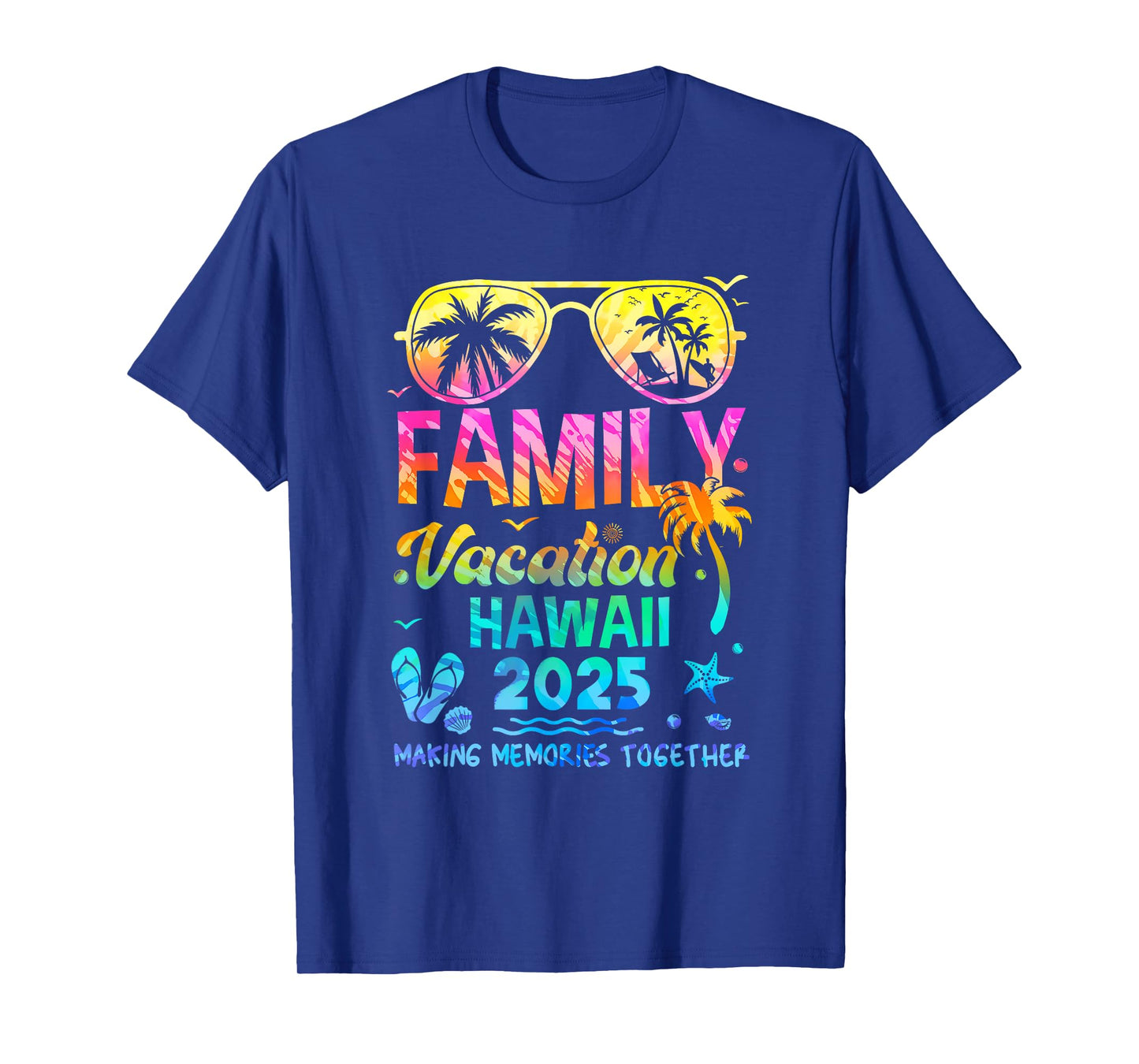 Family Vacation 2025 Hawaii Matching Memories Together T-Shirt
