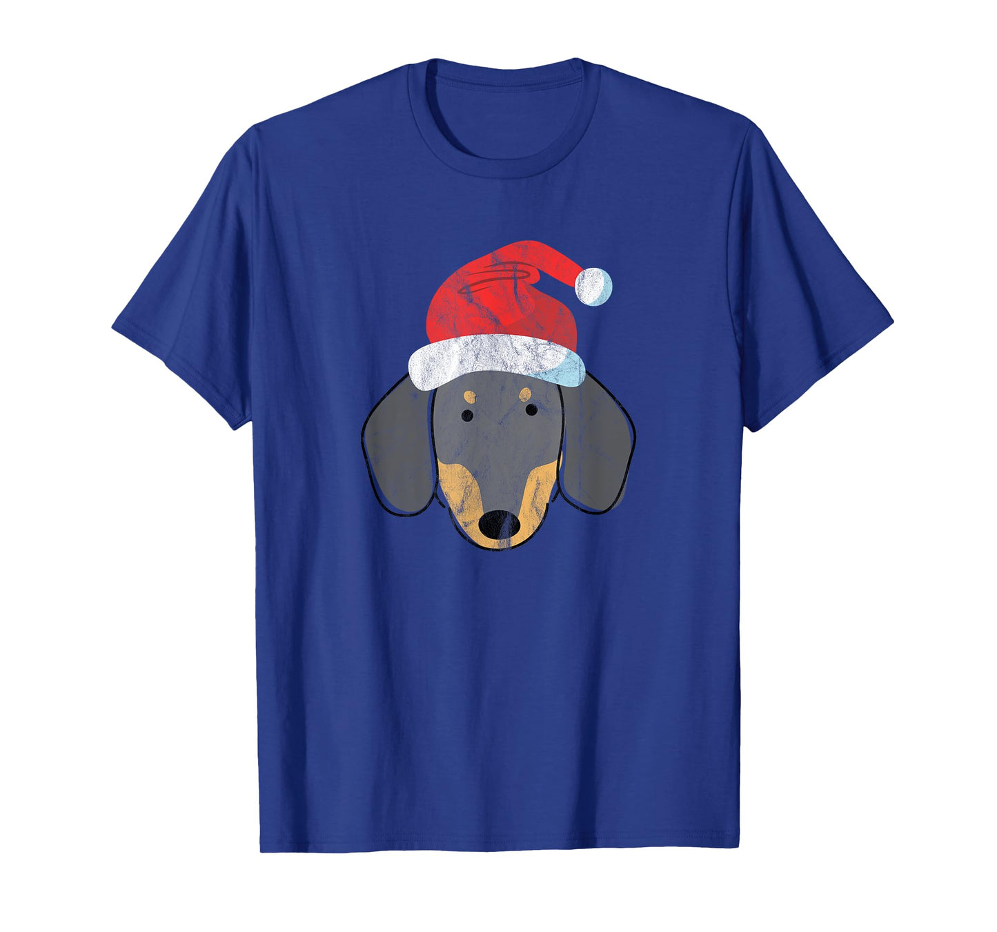 Santa Hat Dachshund PJs Christmas Xmas Wiener Weiner Dog Men Women T-Shirt