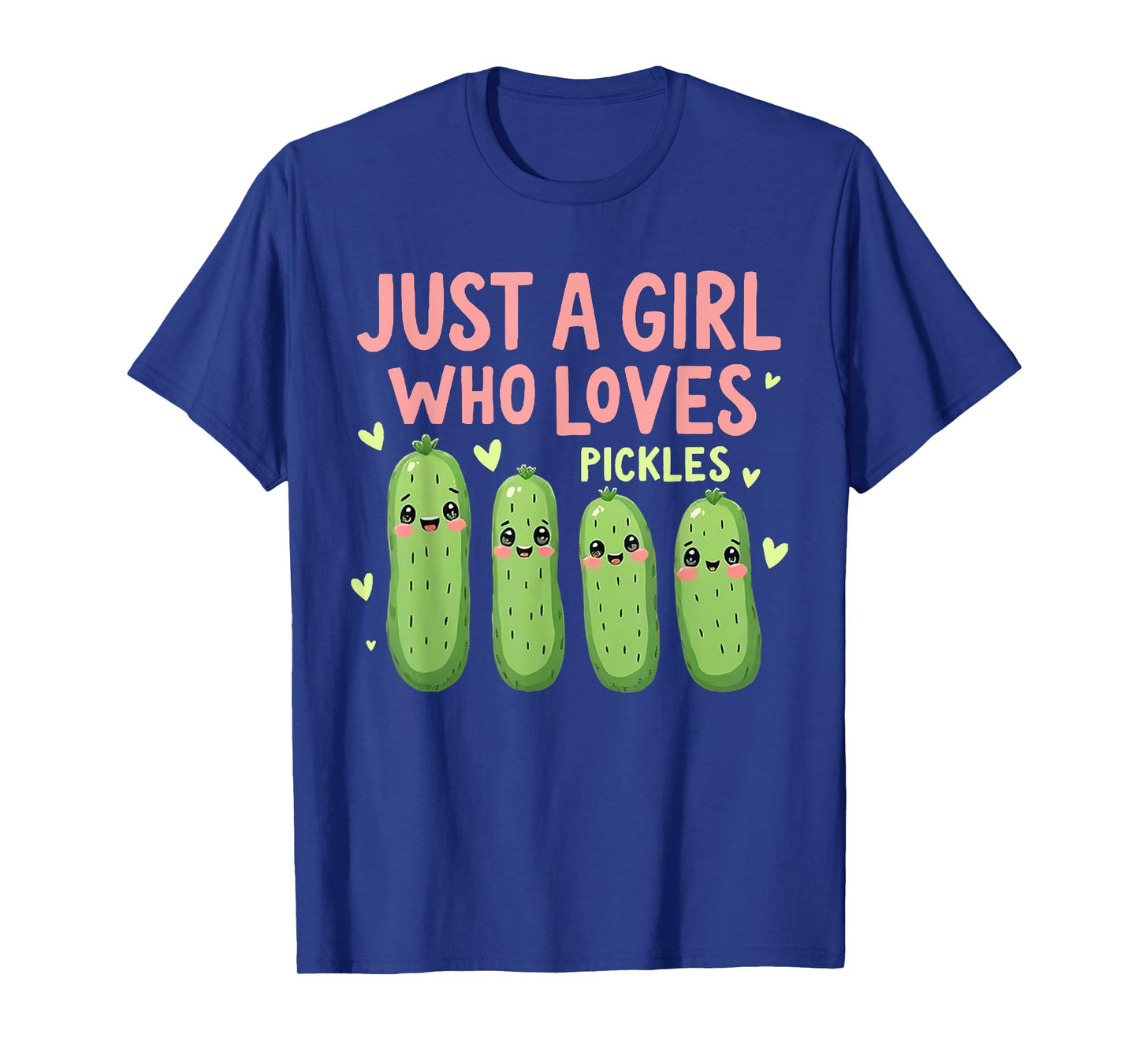 Just A Girl Who Loves Jesus and Pickles Christian Pickles T-Shirt