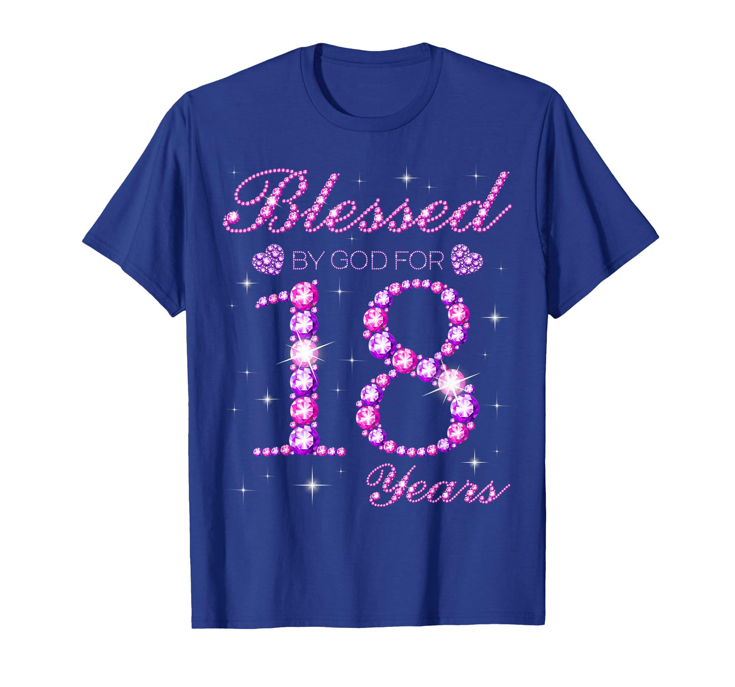 Blessed by God for 18 Years Old 18th Birthday Party T-Shirt