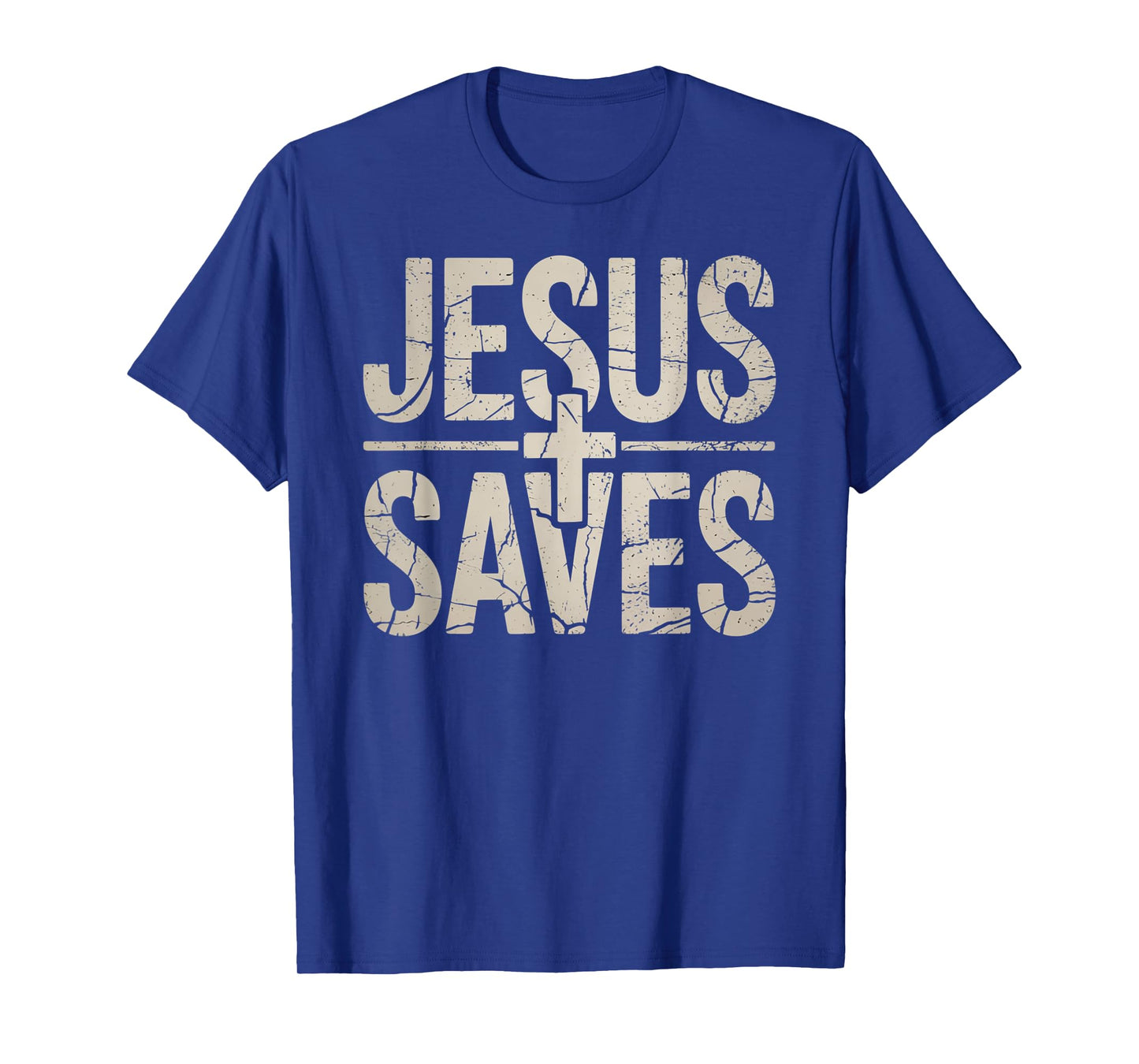 Jesus Saves Cross Christian Religious Faith Mens T-Shirt
