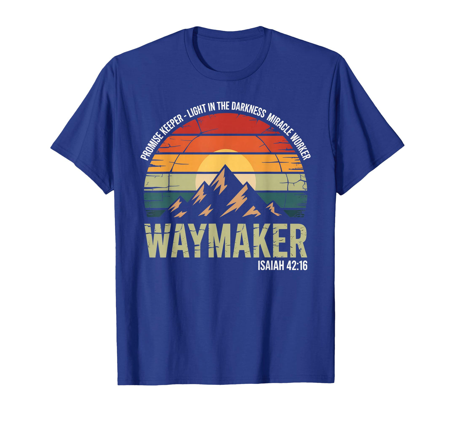 Waymaker Vintage Promise Keeper Miracle Worker Christian T-Shirt