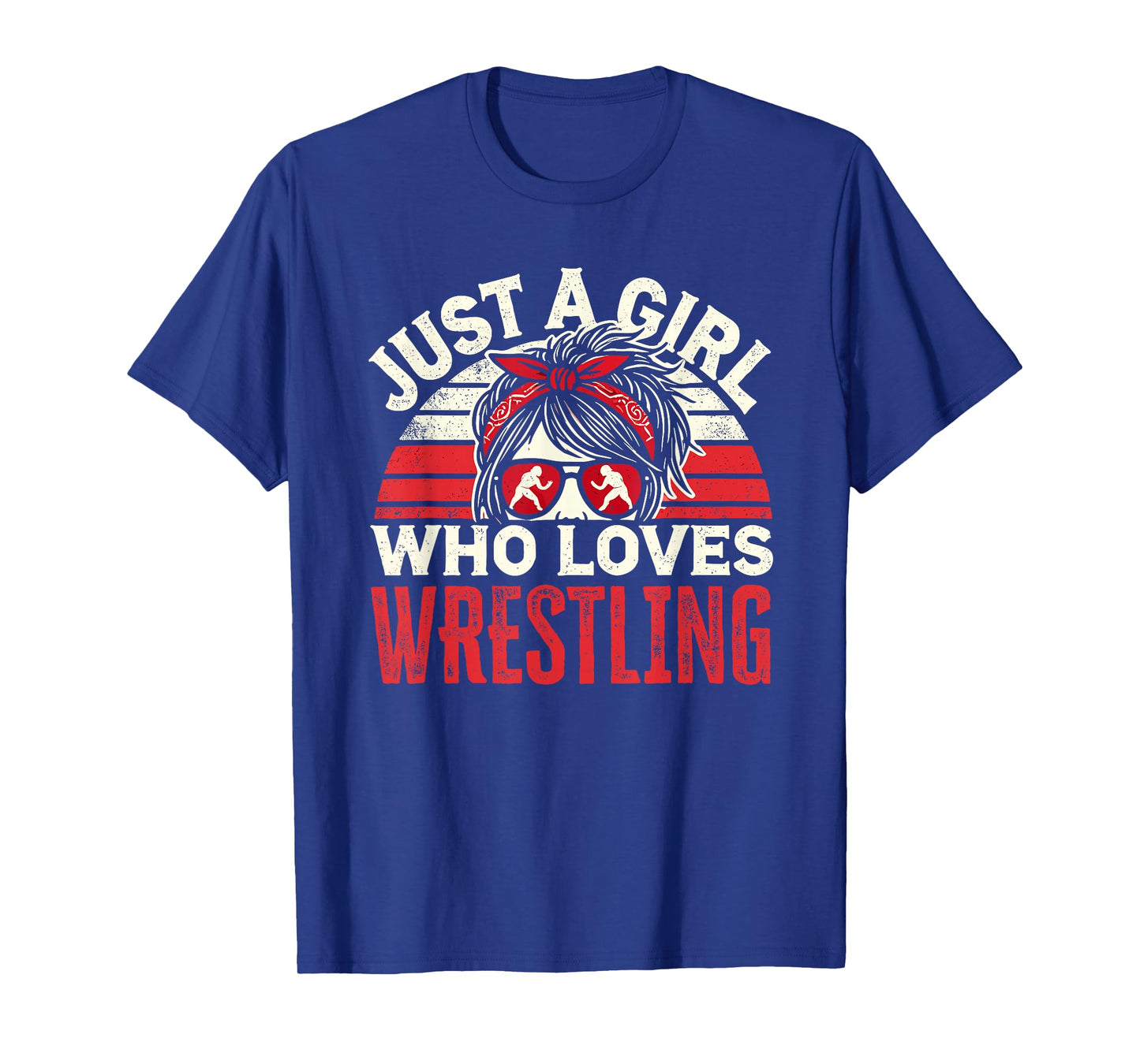Just A Girl Who Loves Wrestling, Girls & Women, Wrestle T-Shirt