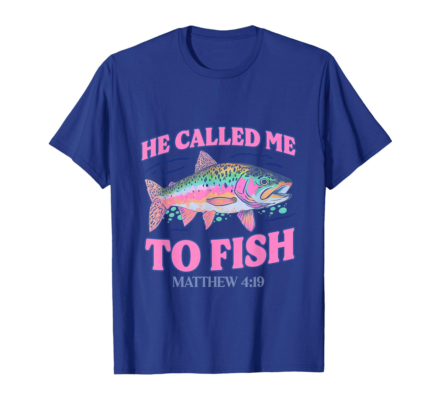 Christian Fishing Shirt Colorful Fish Gift for Anglers T-Shirt