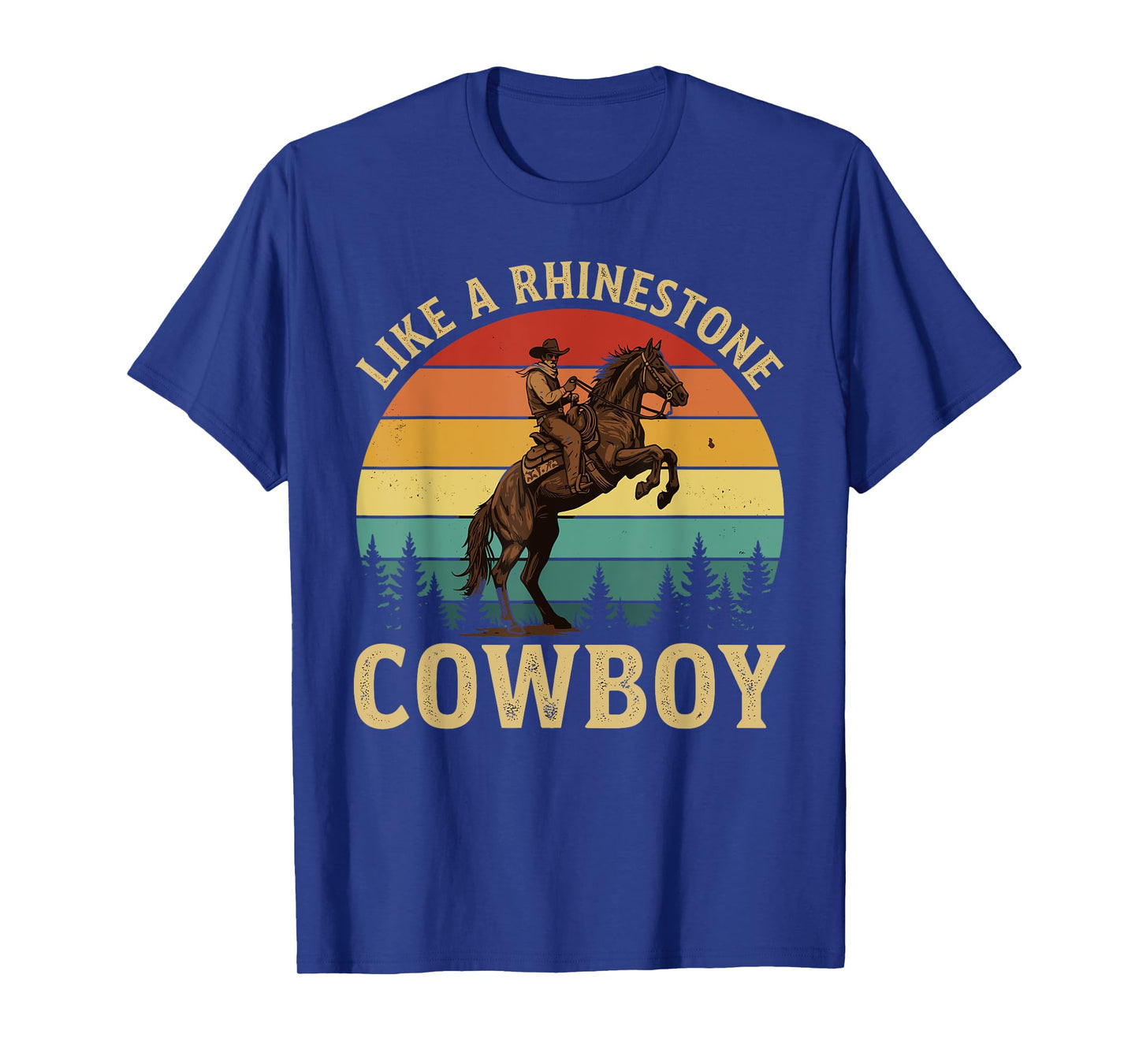 Like a Rhinestone Cowboy for Horse Riders for Christ T-Shirt