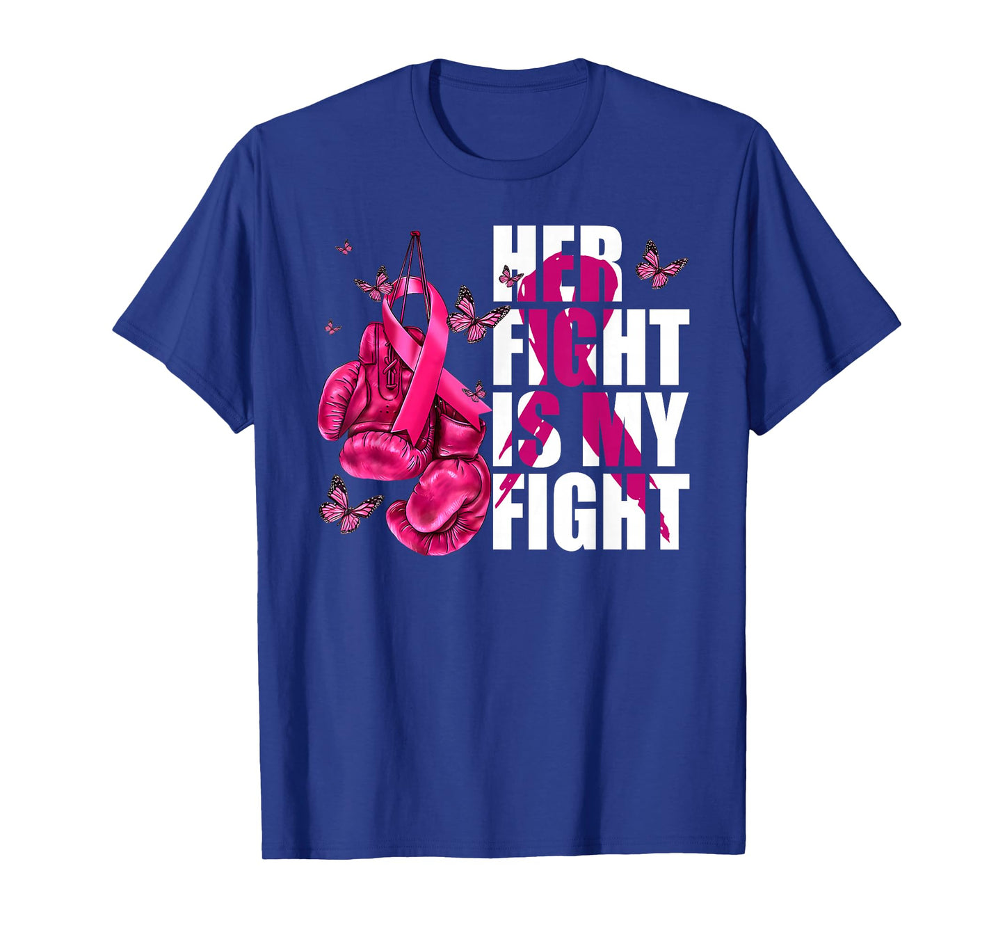 Breast Cancer Awareness Husband Support Squad T-Shirt