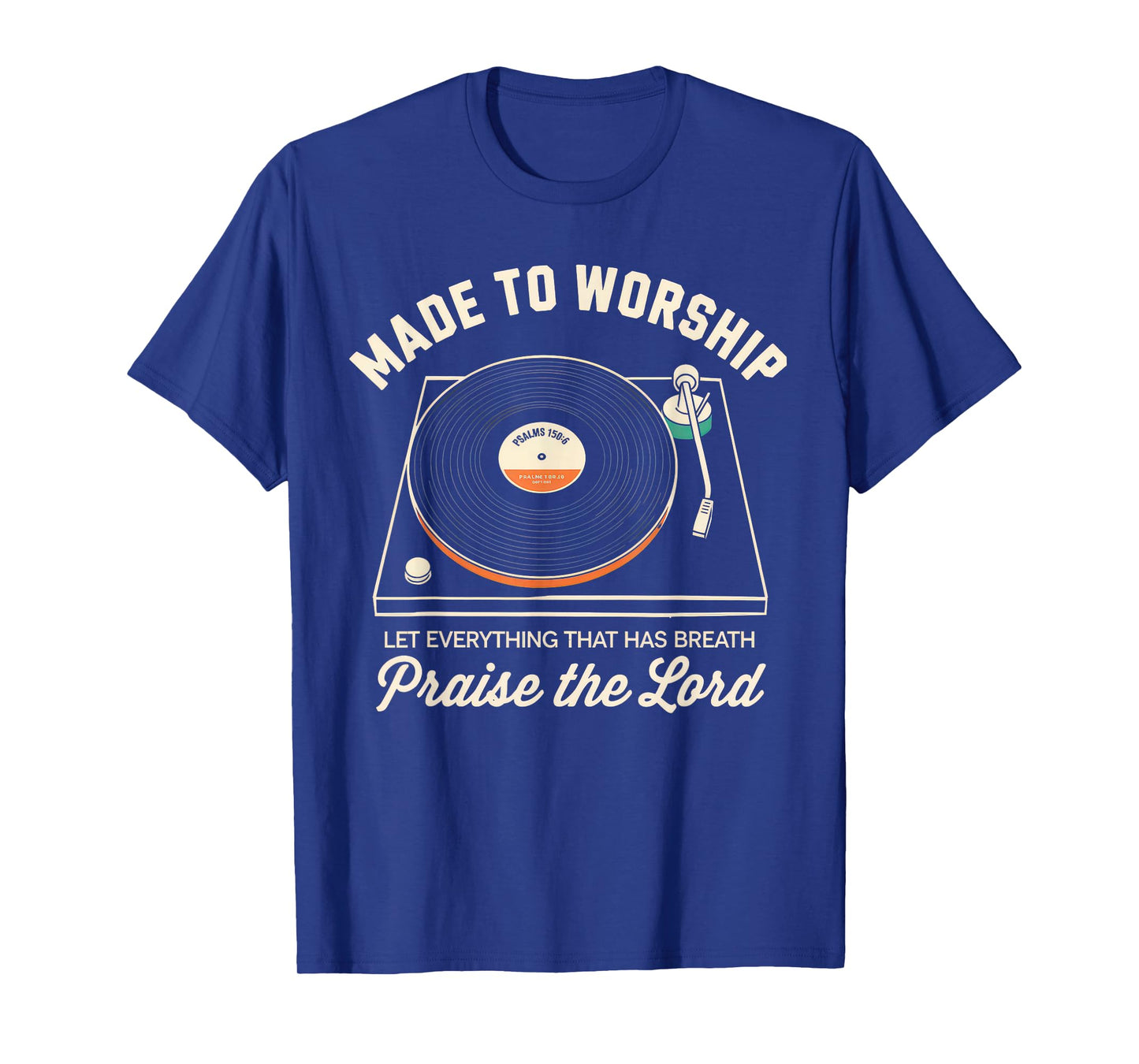 Worship Tshirt Christian Music Retro Cassette Psalms 150:6 T-Shirt