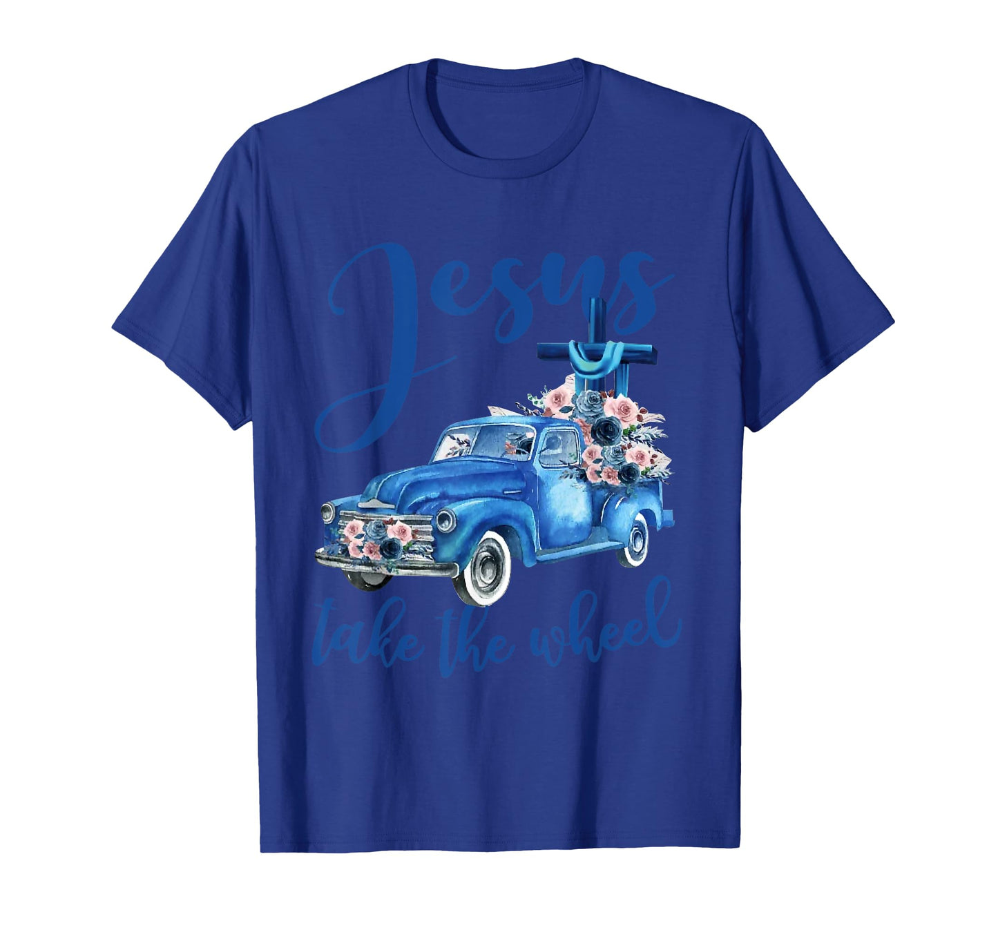 Jesus take the wheel Trucker Christian Religious T-Shirt