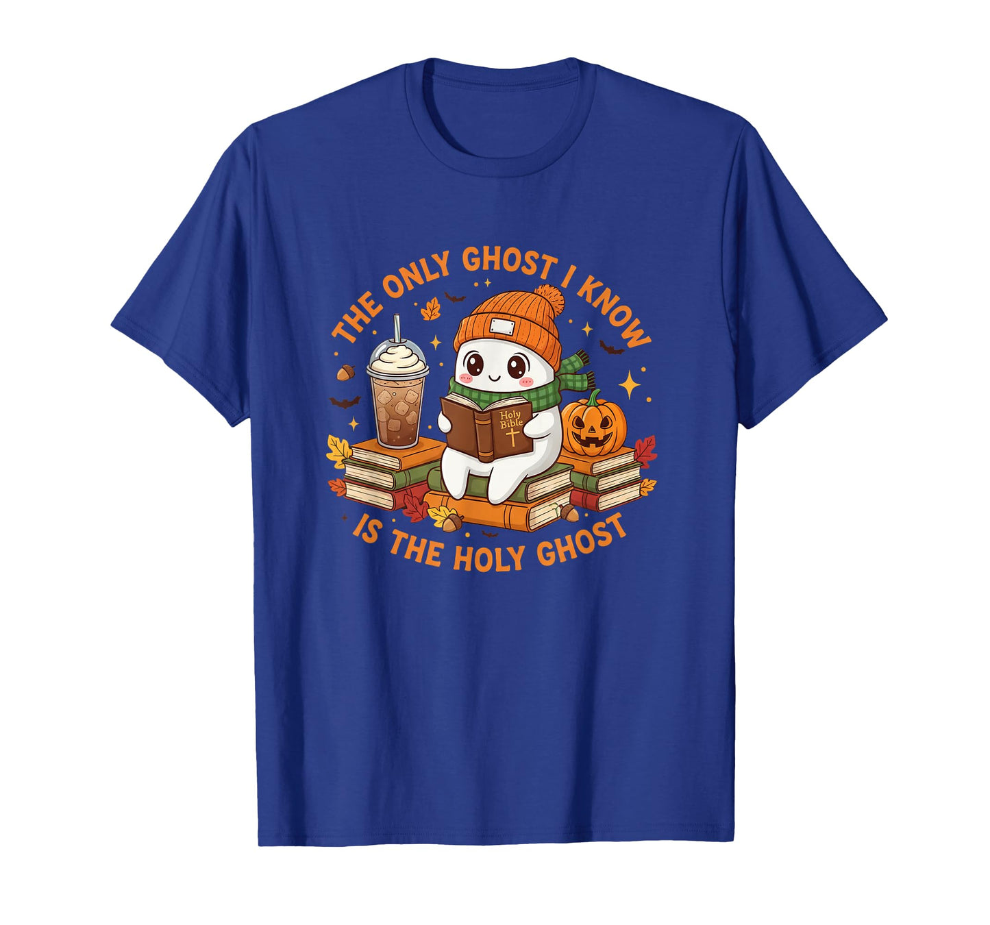 Only Ghost I Know is The Holy Ghost - Christian Halloween T-Shirt