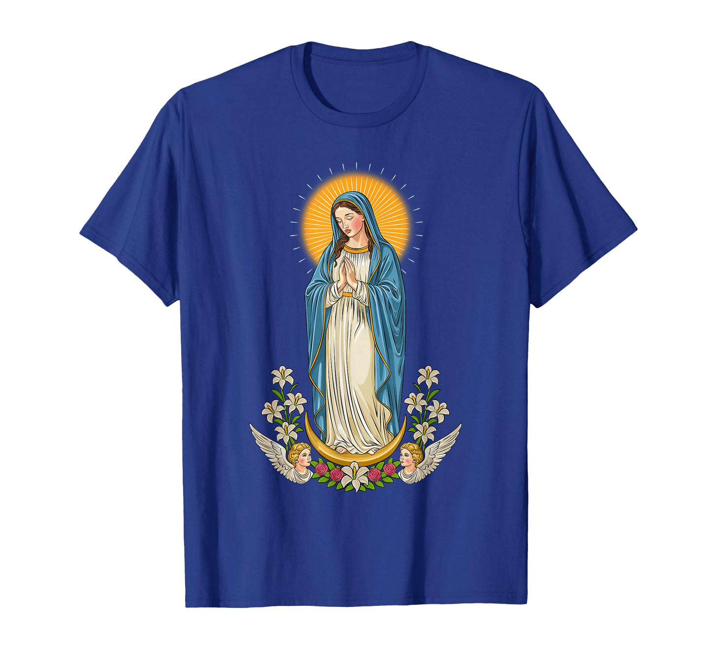 Virgin Mary Christian Art T-Shirt